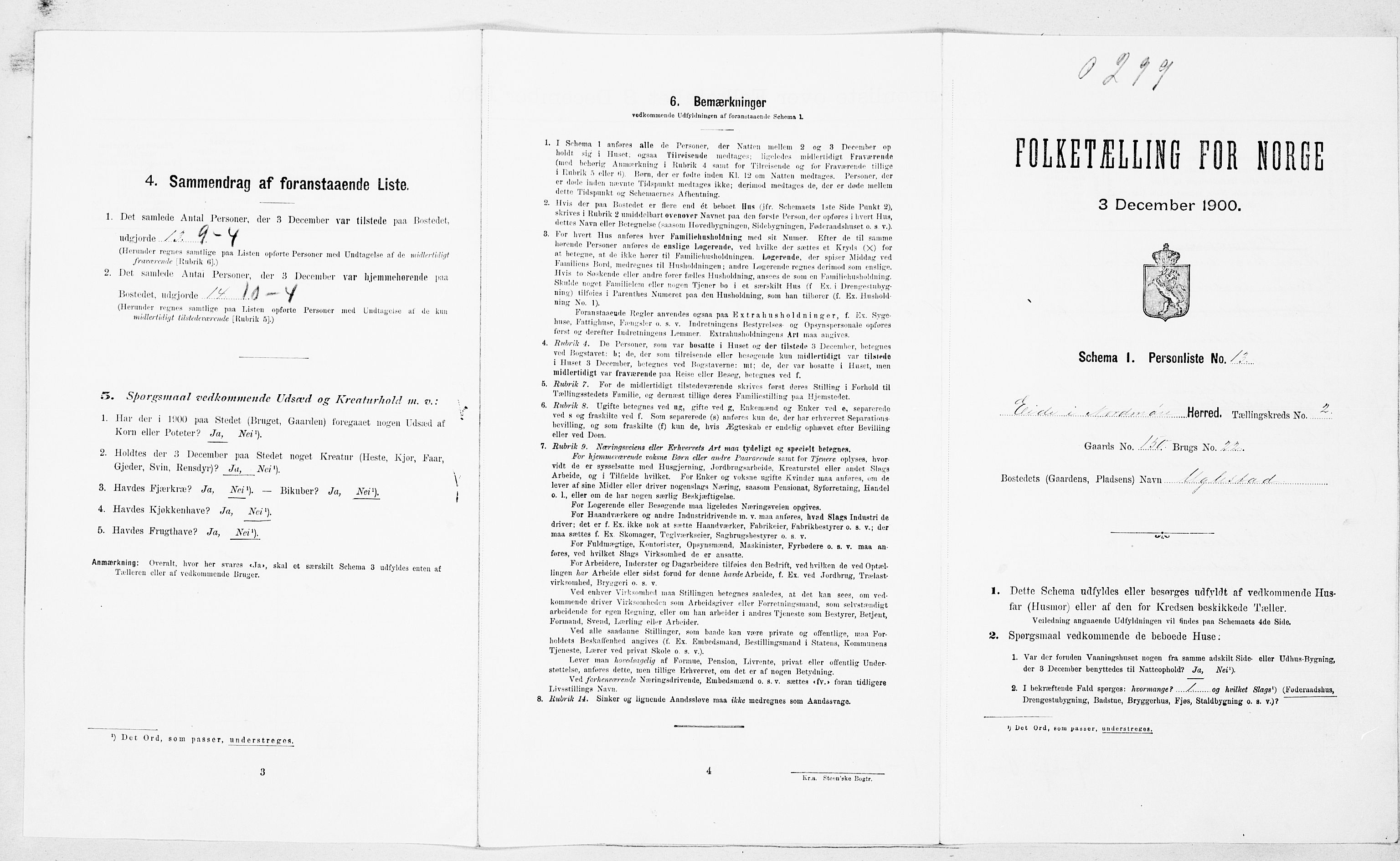 SAT, Folketelling 1900 for 1551 Eide herred, 1900, s. 114