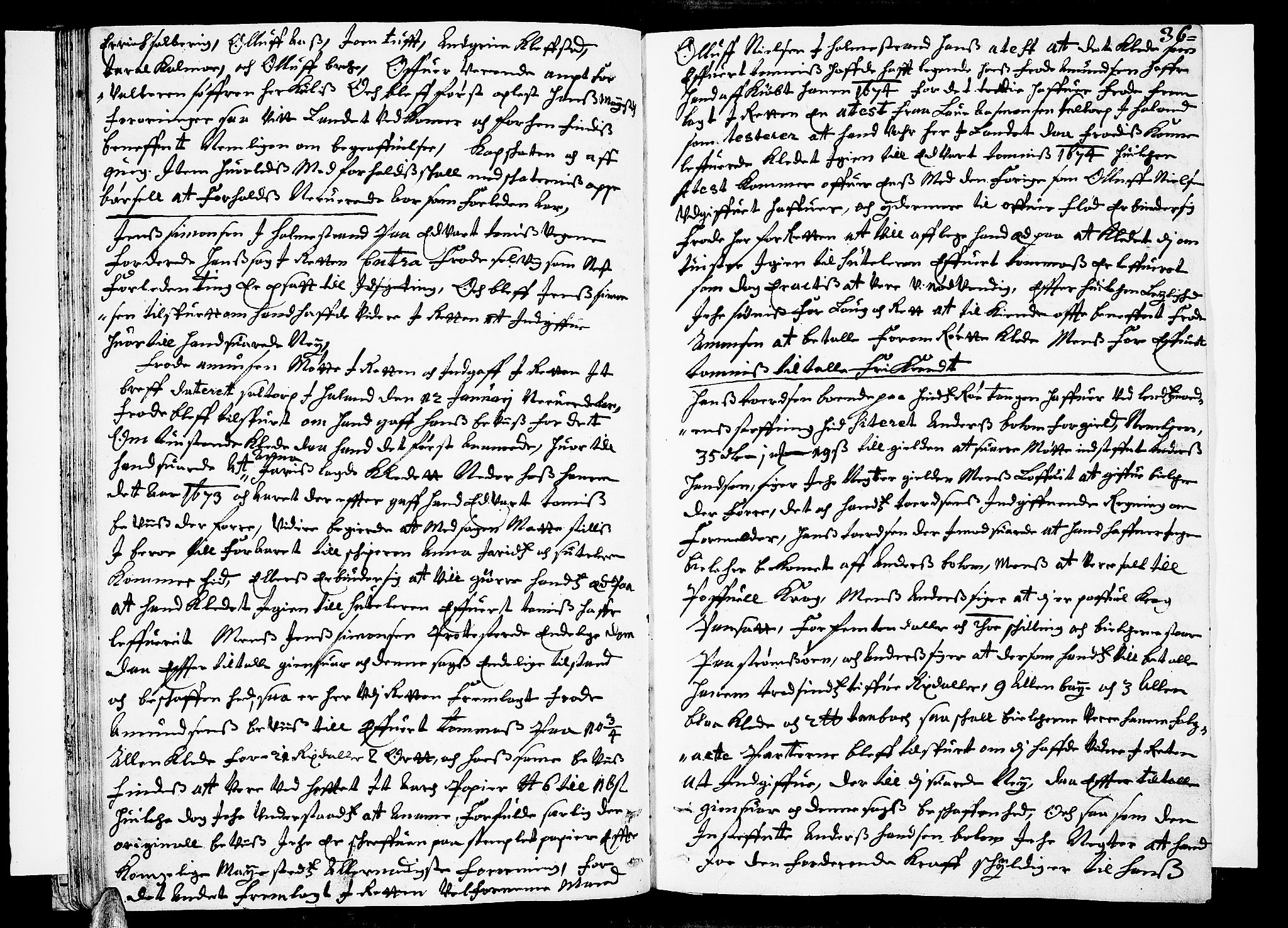Nordre Jarlsberg sorenskriveri, AV/SAKO-A-80/F/Fa/Faa/L0001: Tingbok, 1682-1683, s. 36