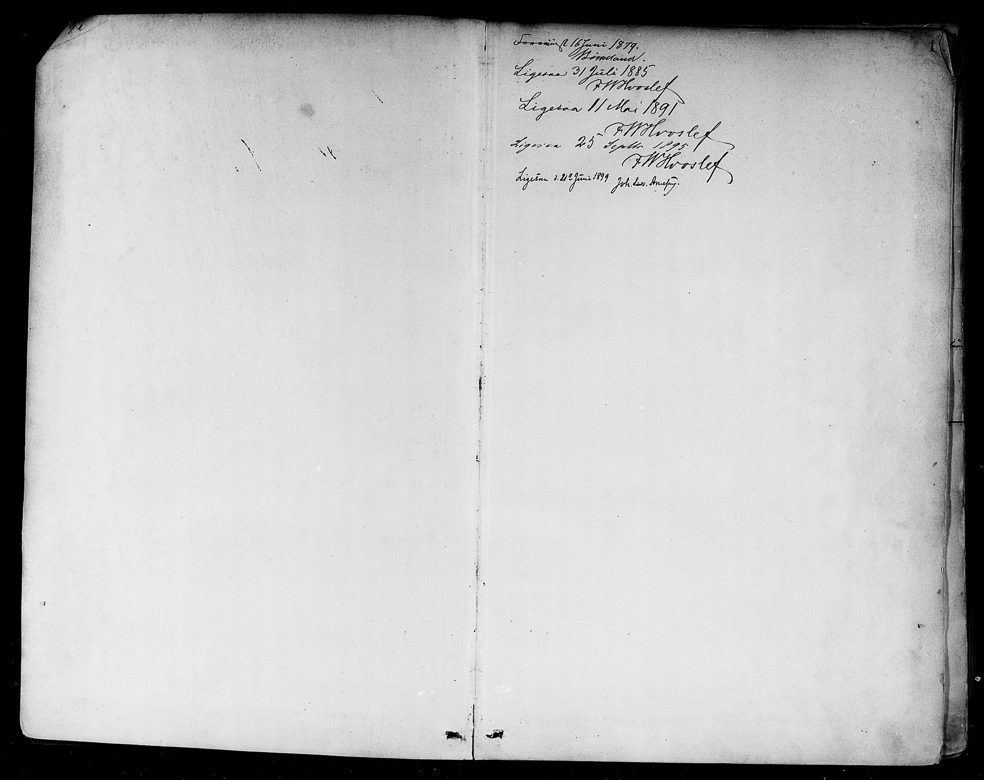 Sogndal sokneprestembete, AV/SAB-A-81301/H/Haa/Haab/L0001: Ministerialbok nr. B 1, 1878-1899, s. 1