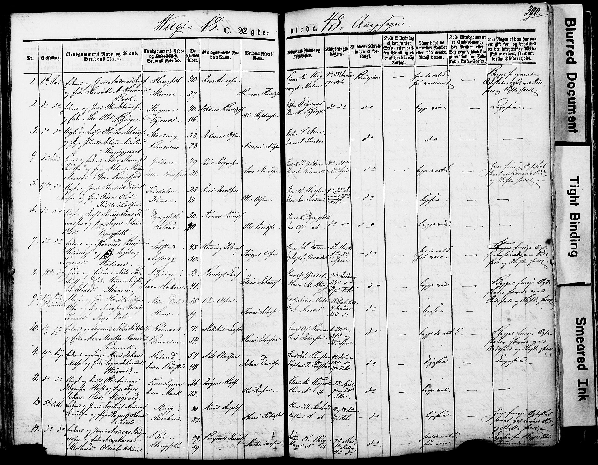 Ministerialprotokoller, klokkerbøker og fødselsregistre - Nordland, AV/SAT-A-1459/812/L0176: Ministerialbok nr. 812A05, 1834-1874, s. 390