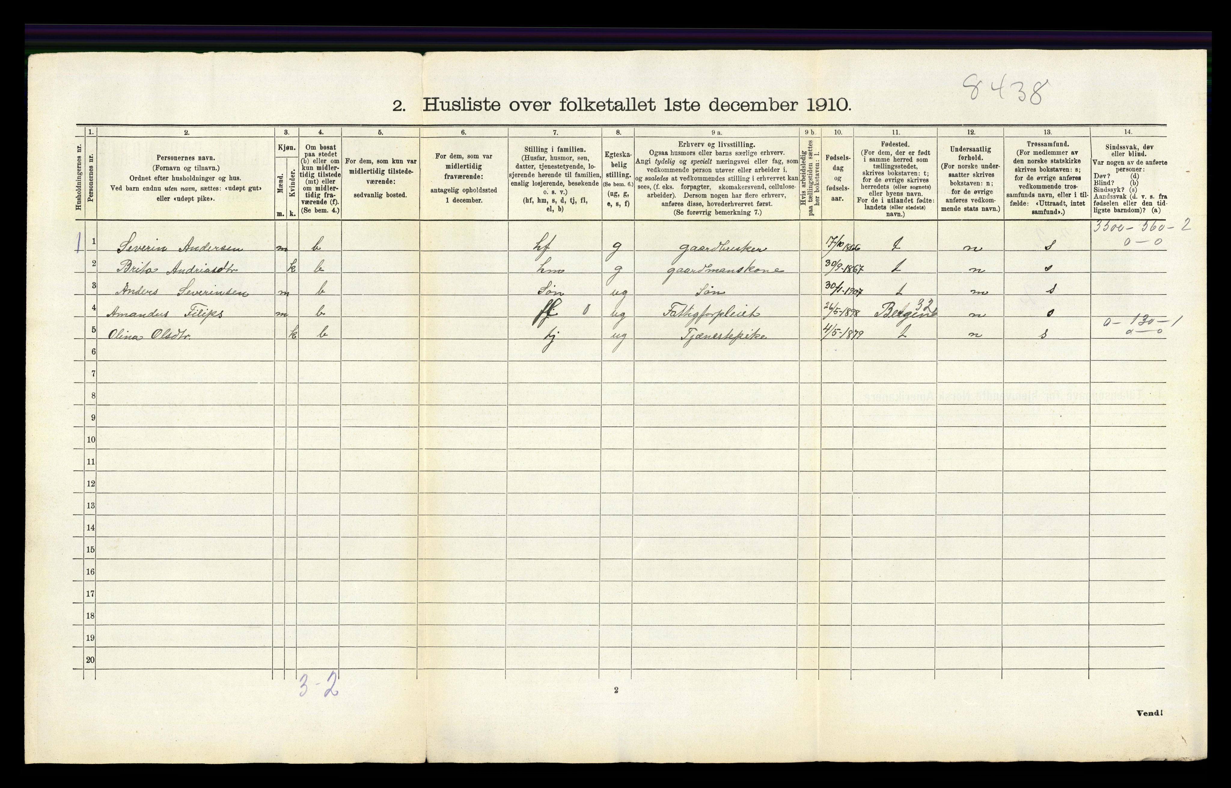 RA, Folketelling 1910 for 1254 Hamre herred, 1910, s. 55