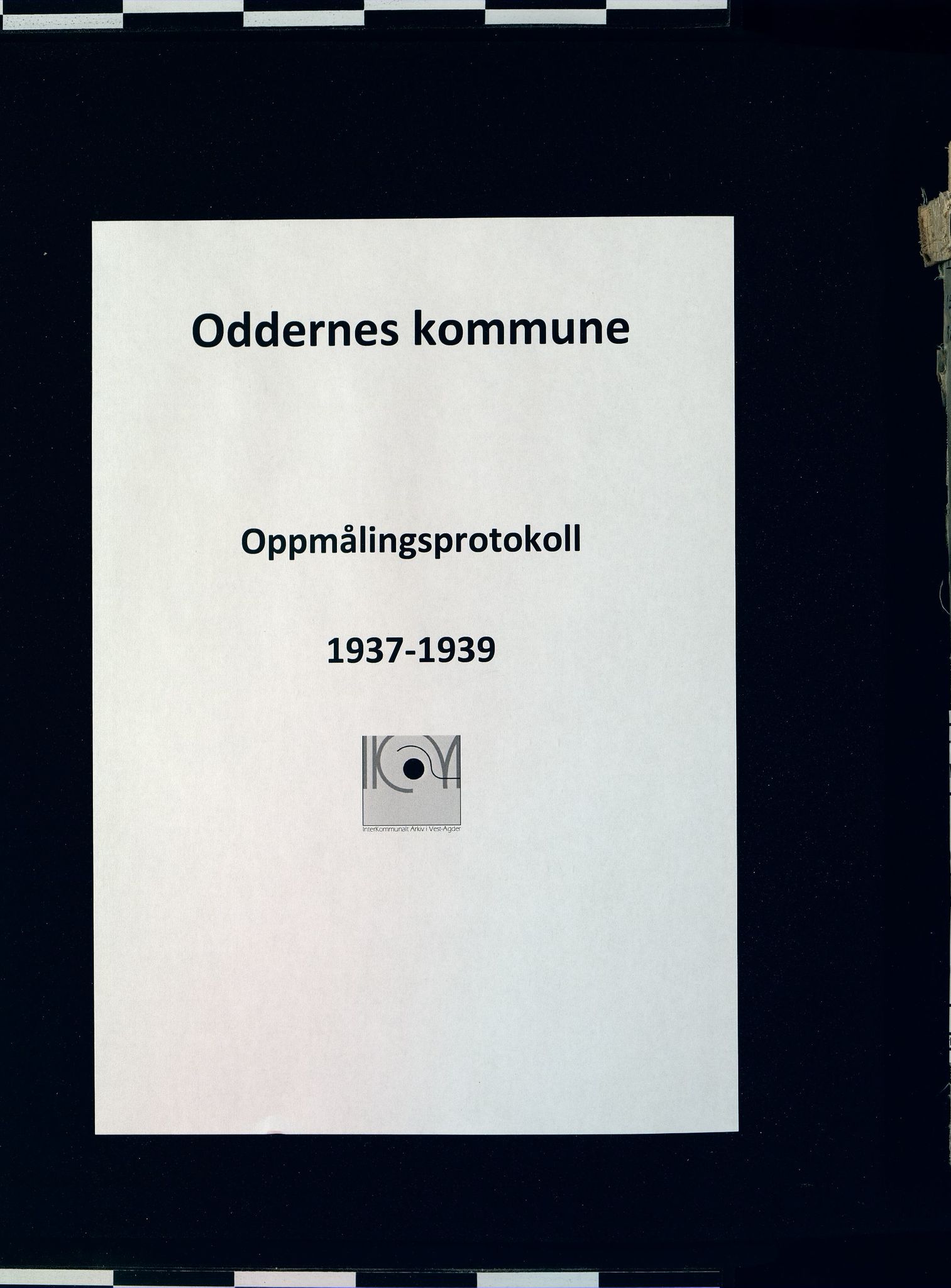 Oddernes kommune - Oppmålingsvesenet, ARKSOR/1001OD773/Ia/L0002: Oppmålingsprotokoll nr.4 (d), 1946-1947