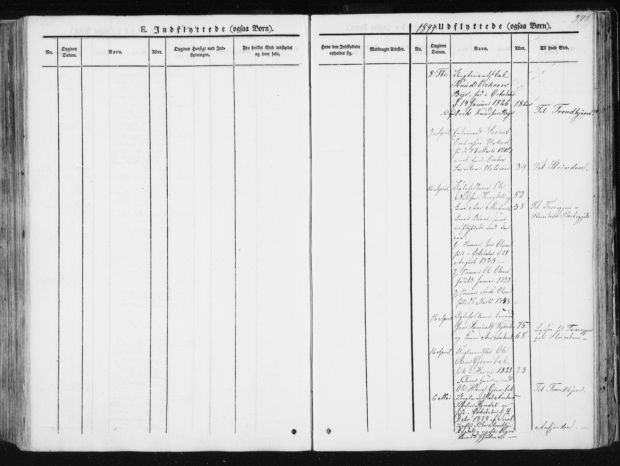 Ministerialprotokoller, klokkerbøker og fødselsregistre - Sør-Trøndelag, AV/SAT-A-1456/668/L0805: Ministerialbok nr. 668A05, 1840-1853, s. 290