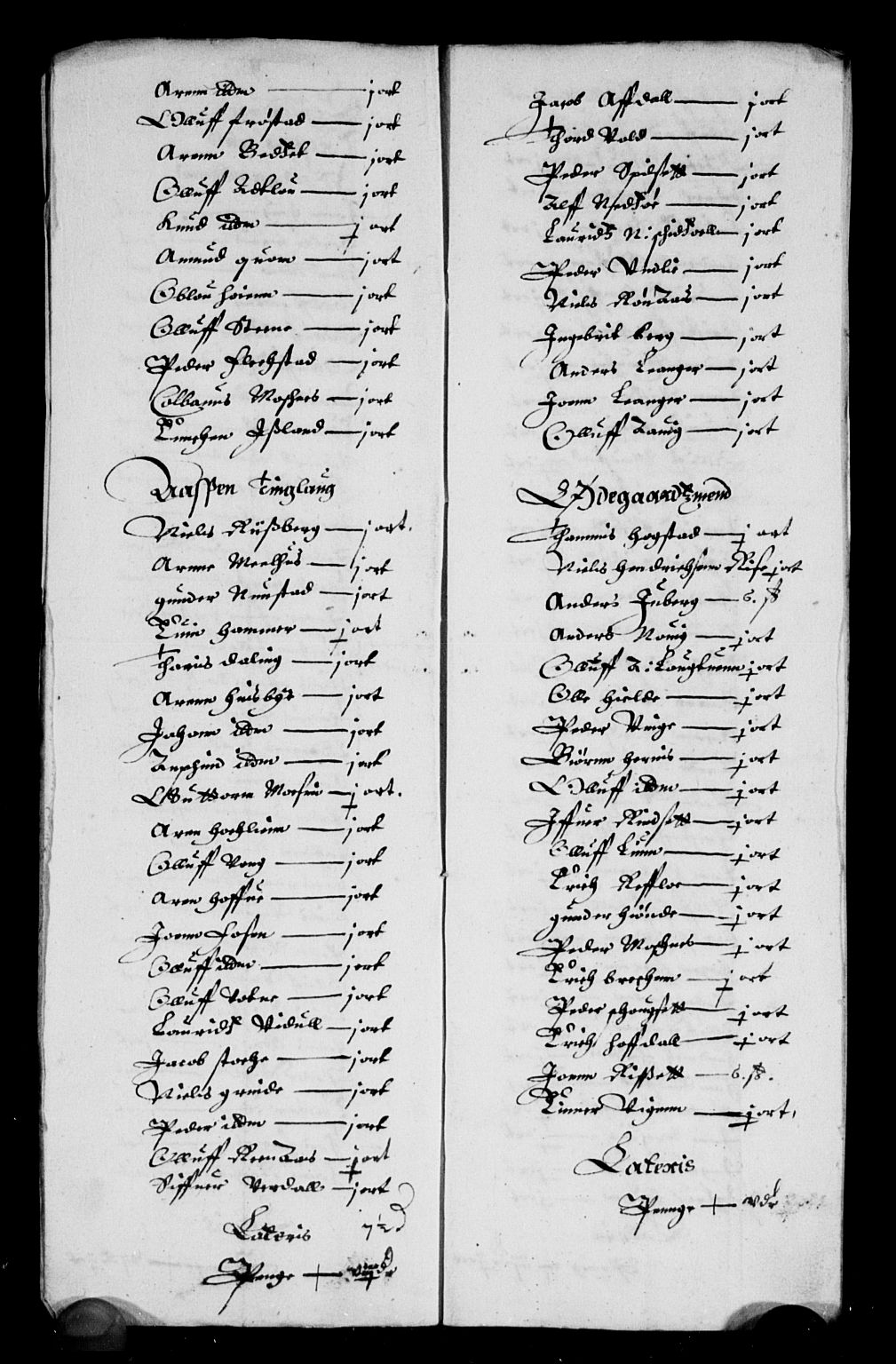 Rentekammeret inntil 1814, Reviderte regnskaper, Lensregnskaper, AV/RA-EA-5023/R/Rb/Rbw/L0076: Trondheim len, 1642-1643