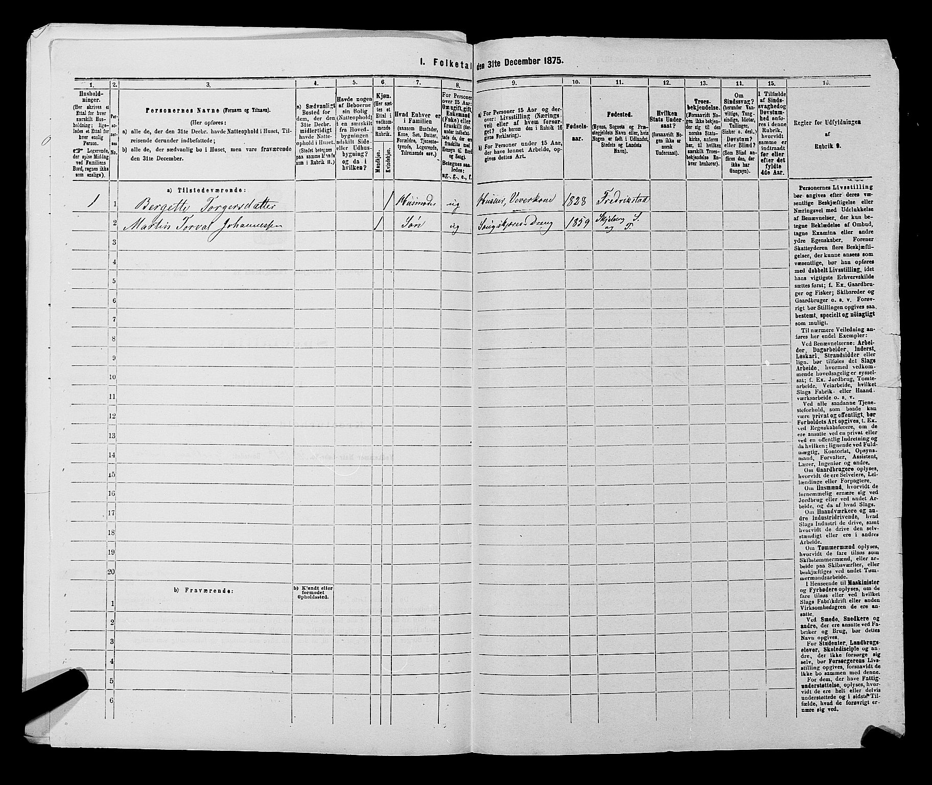 RA, Folketelling 1875 for 0115P Skjeberg prestegjeld, 1875, s. 548