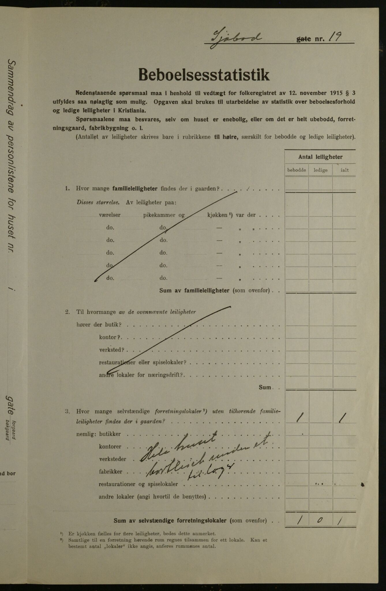 OBA, Kommunal folketelling 1.12.1923 for Kristiania, 1923, s. 105397