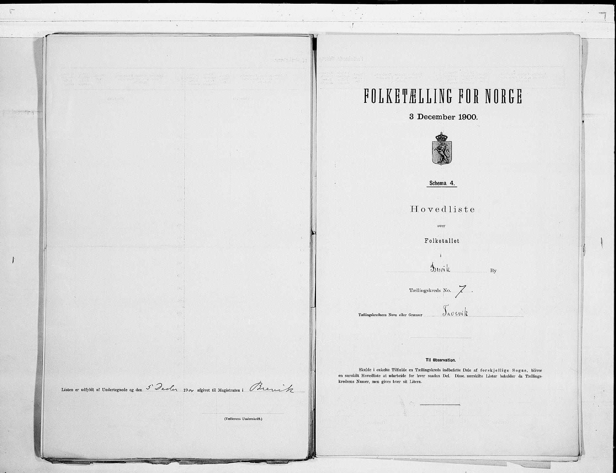 SAKO, Folketelling 1900 for 0804 Brevik kjøpstad, 1900, s. 16