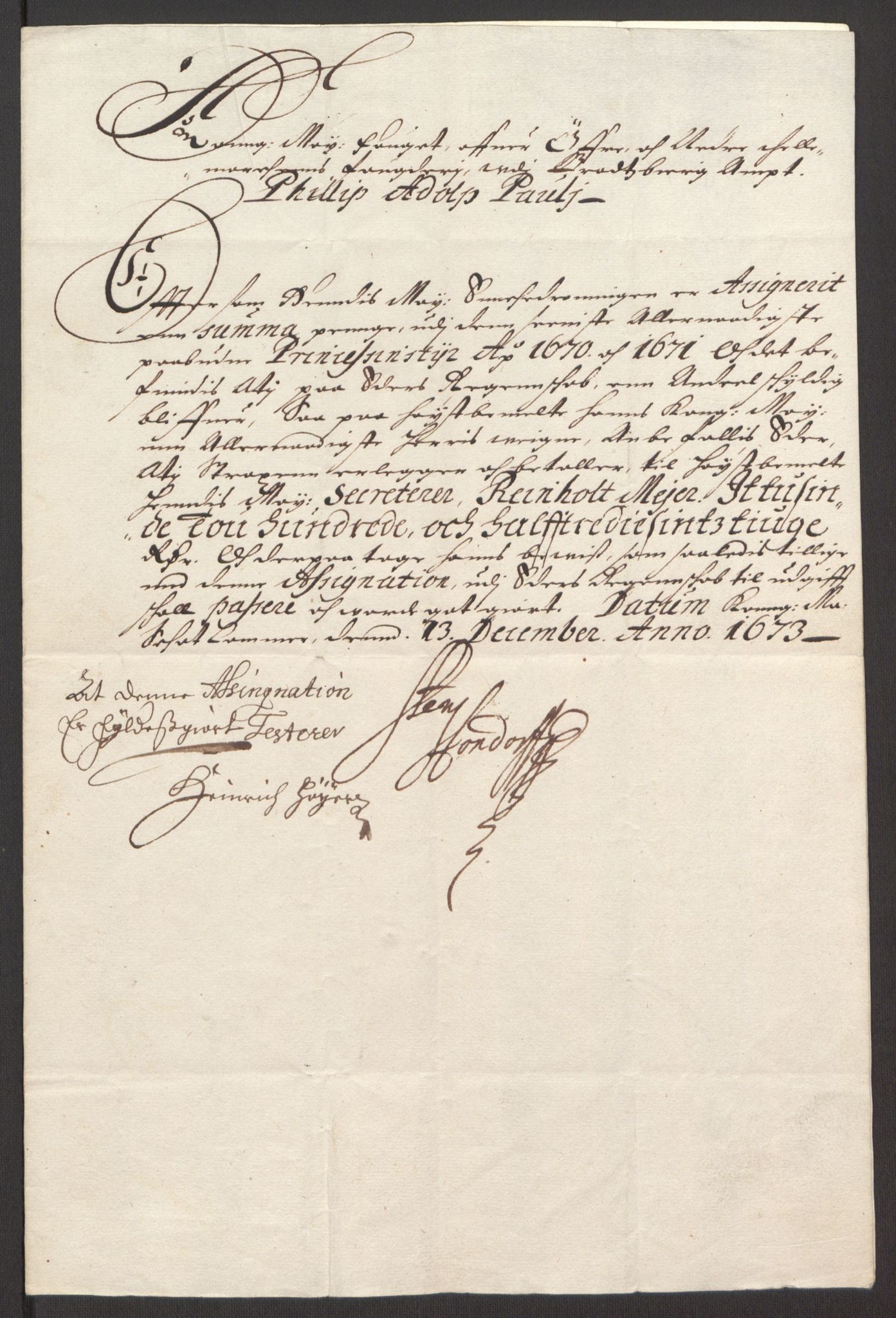 Rentekammeret inntil 1814, Reviderte regnskaper, Fogderegnskap, AV/RA-EA-4092/R35/L2061: Fogderegnskap Øvre og Nedre Telemark, 1673-1674, s. 275