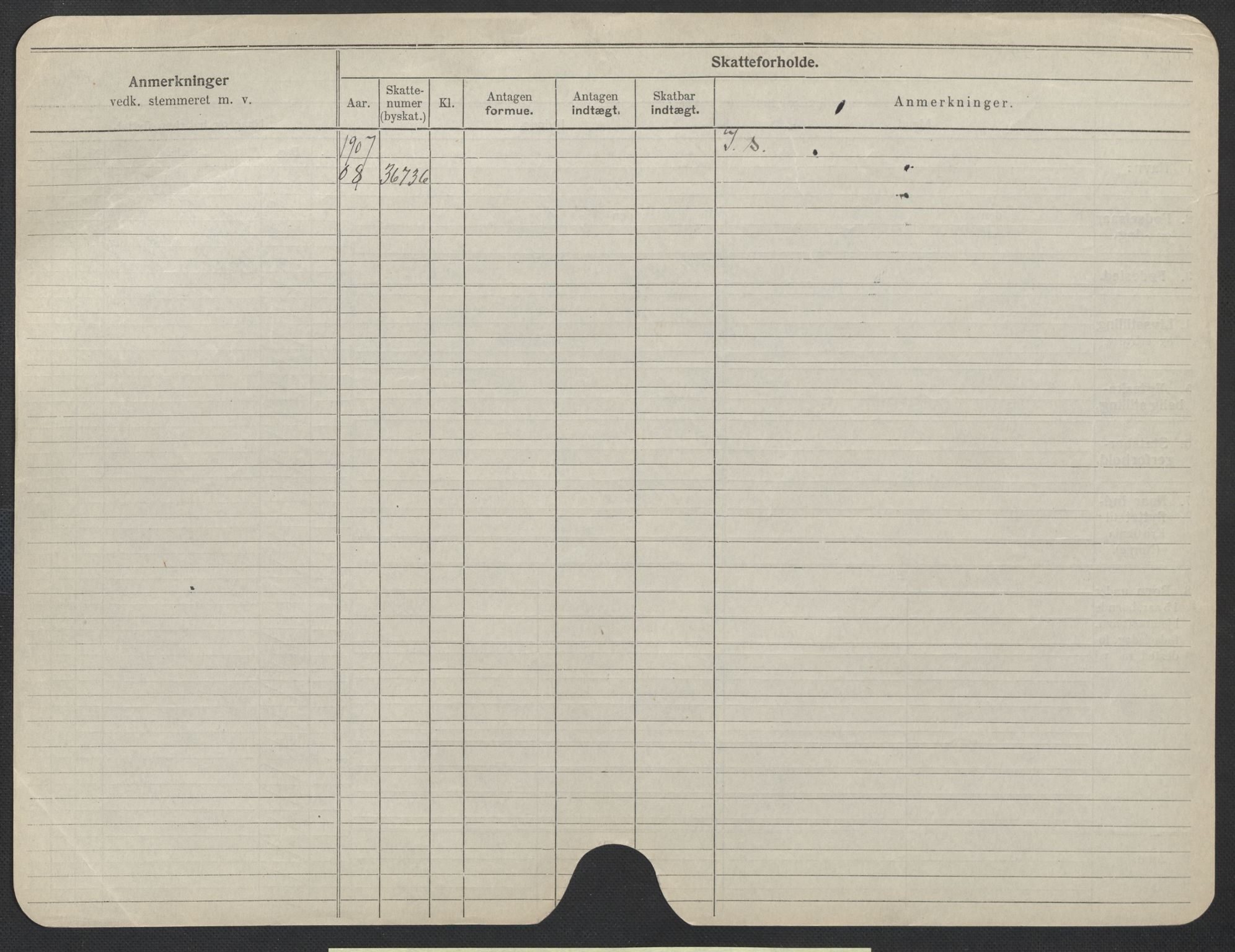 Oslo folkeregister, Registerkort, SAO/A-11715/F/Fa/Fac/L0013: Kvinner, 1906-1914, s. 875b