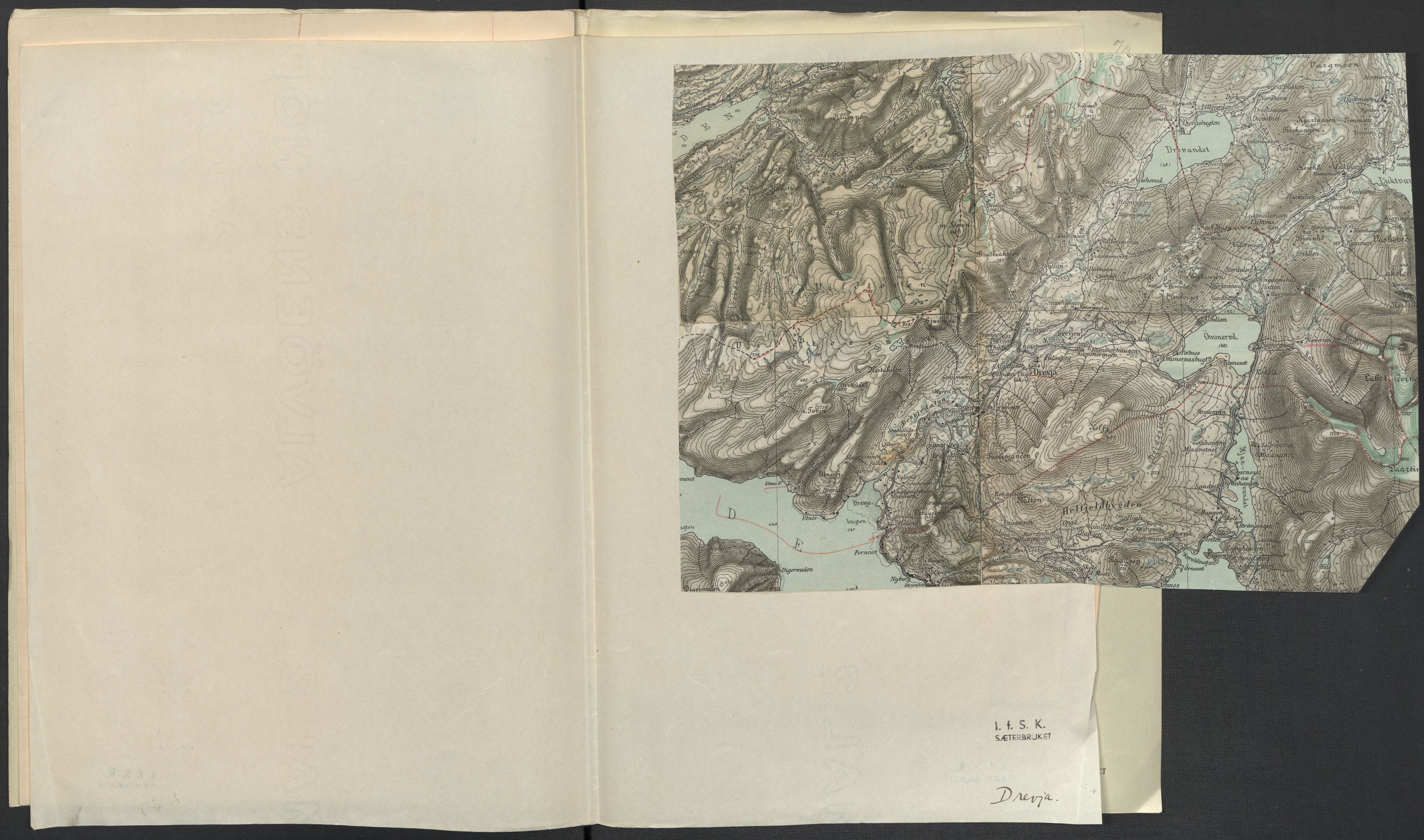 Instituttet for sammenlignende kulturforskning, AV/RA-PA-0424/F/Fc/L0016/0001: Eske B16: / Nordland (perm XLVI), 1932-1938