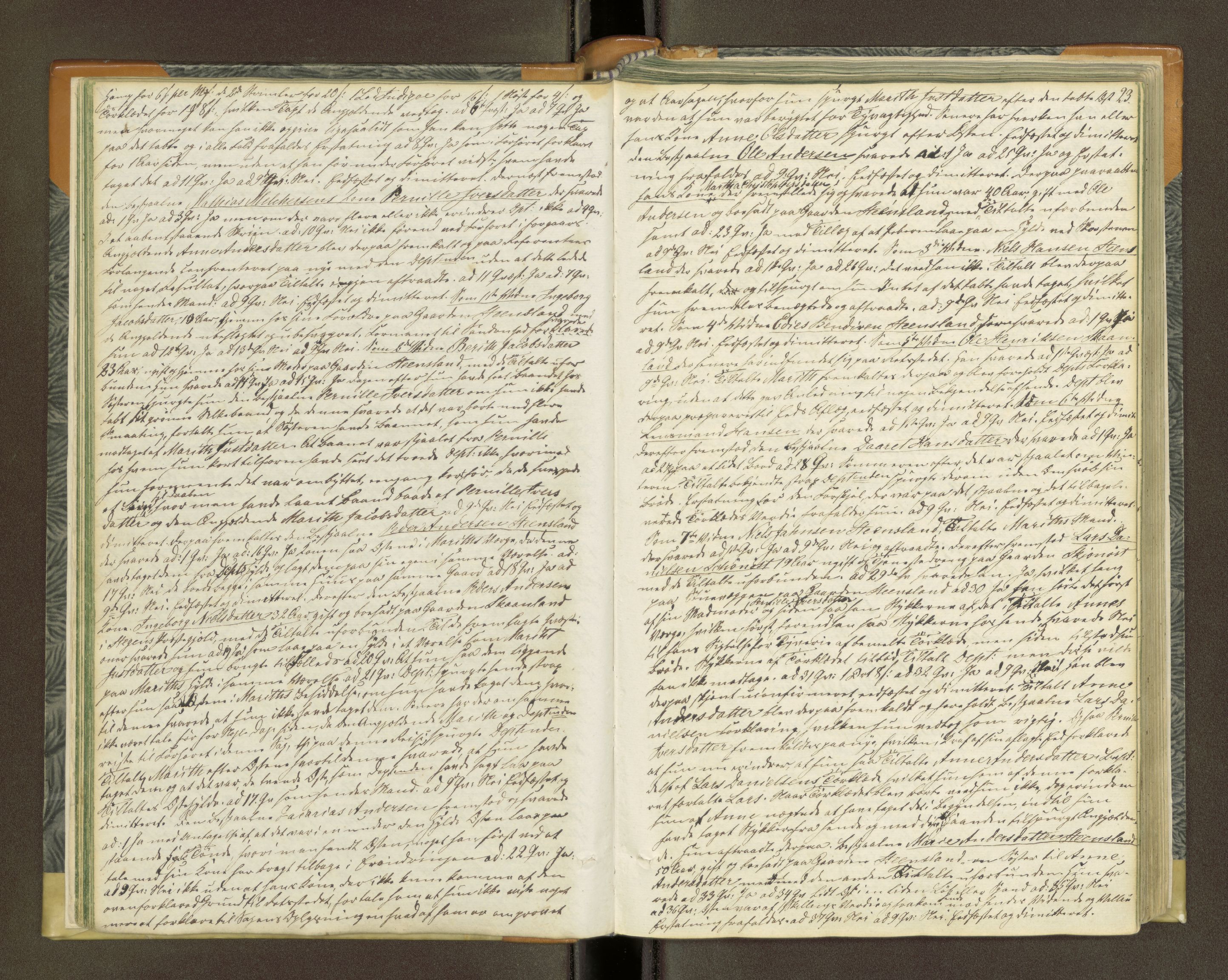 Salten sorenskriveri, AV/SAT-A-4578/1/1/1B/L0003: --, 1837-1844, s. 22b-23a