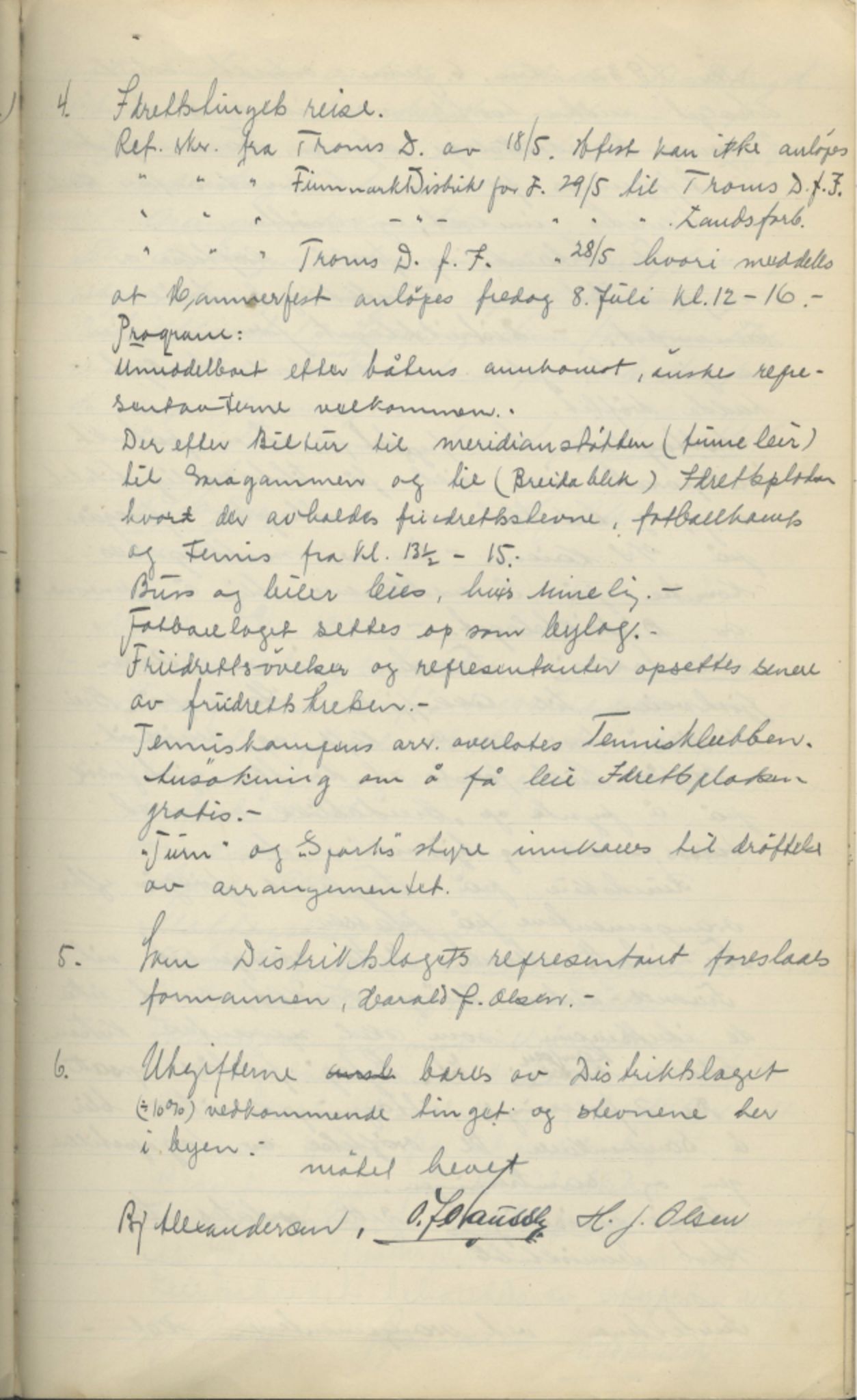 Finnmark Distriktslag for Idrett, FMFB/A-1040/A/L0001: Møteprotokoll, 1919-1940, s. 142