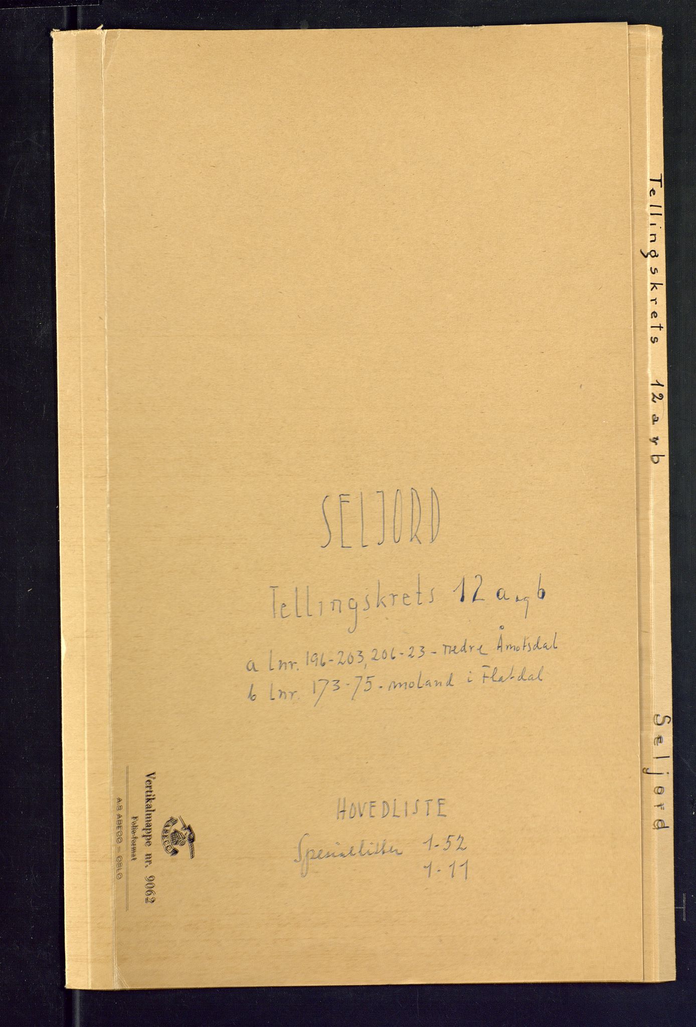 SAKO, Folketelling 1875 for 0828P Seljord prestegjeld, 1875, s. 49