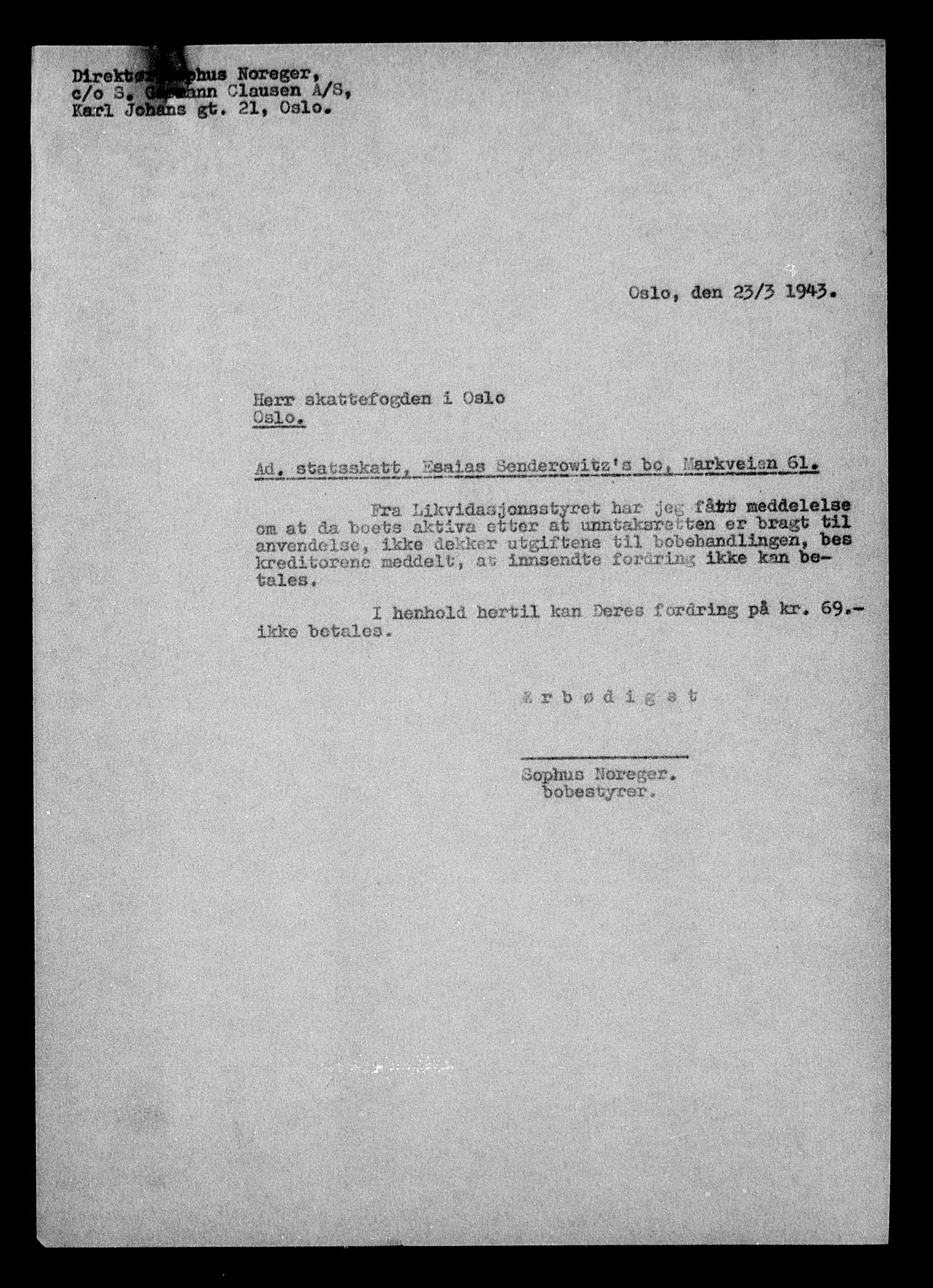 Justisdepartementet, Tilbakeføringskontoret for inndratte formuer, AV/RA-S-1564/H/Hc/Hcc/L0981: --, 1945-1947, s. 356