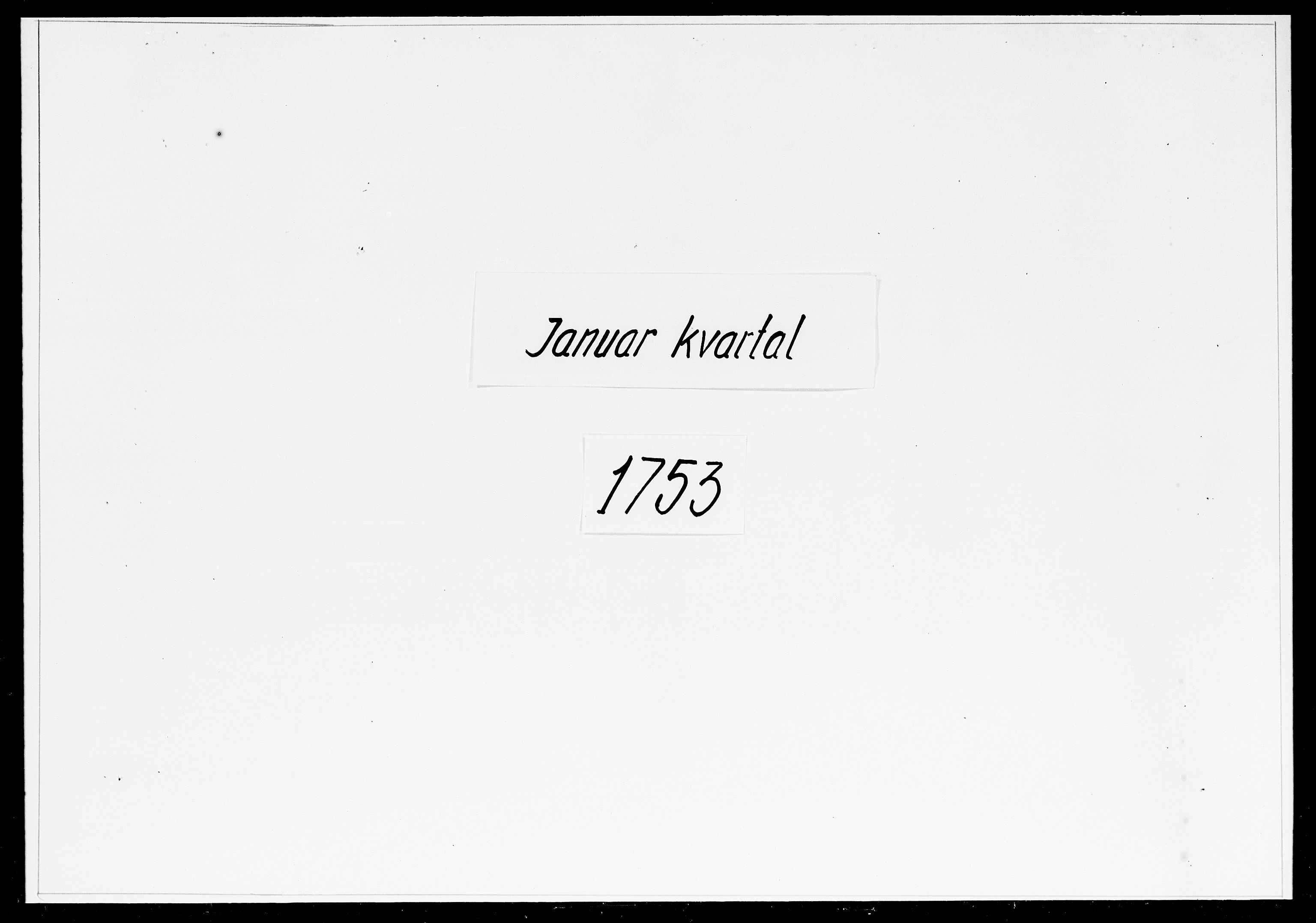 Krigskollegiet, Krigskancelliet, DRA/A-0006/-/1241-1247: Refererede sager, 1753, s. 1