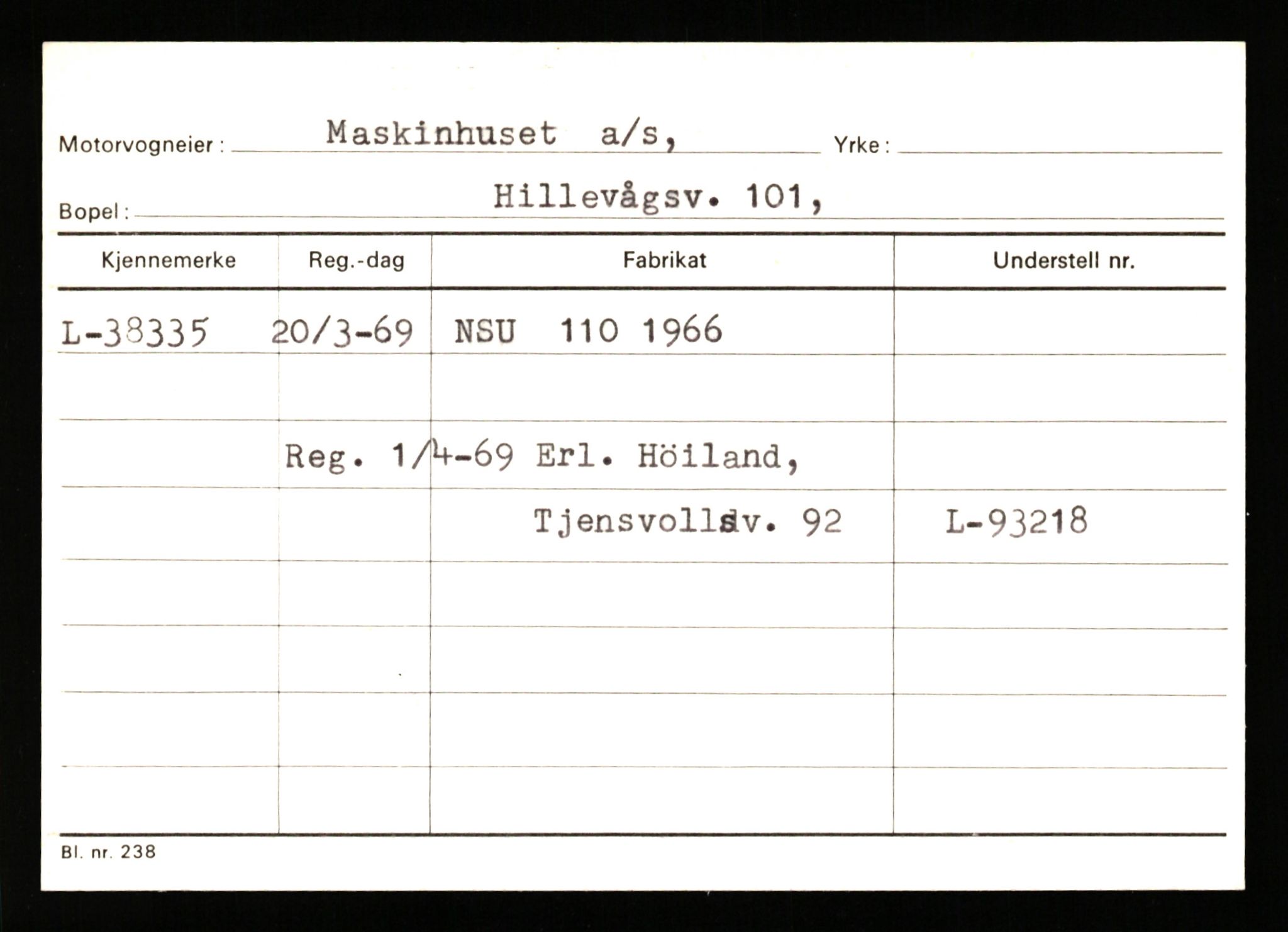 Stavanger trafikkstasjon, SAST/A-101942/0/G/L0006: Registreringsnummer: 34250 - 49007, 1930-1971, s. 1085