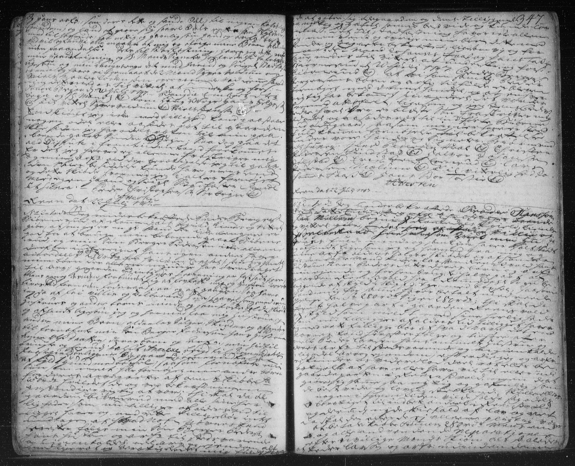 Hedemarken sorenskriveri, SAH/TING-034/H/Hb/L0006: Pantebok nr. 6, 1744-1751, s. 347