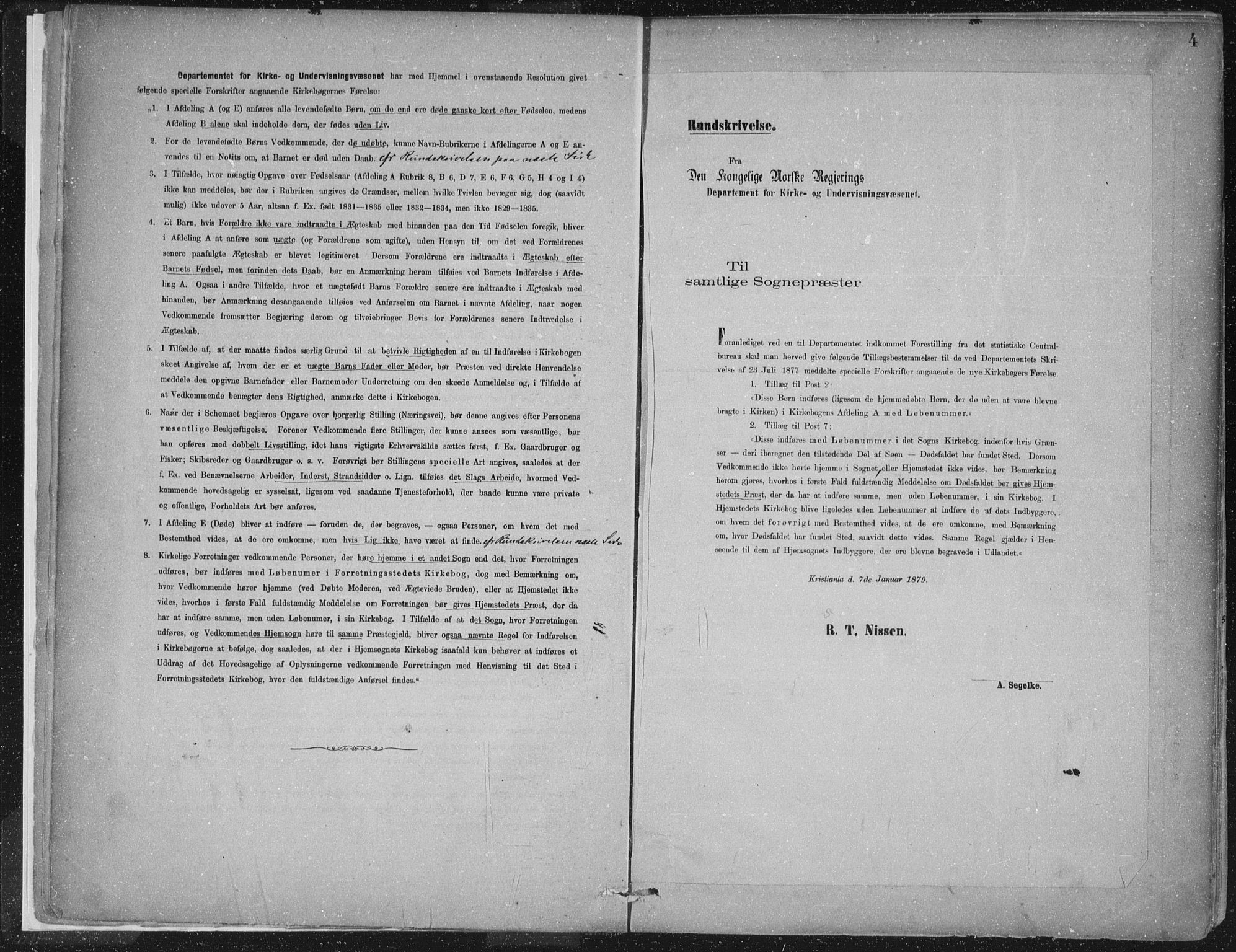 Innvik sokneprestembete, SAB/A-80501: Ministerialbok nr. B  1, 1879-1902, s. 4