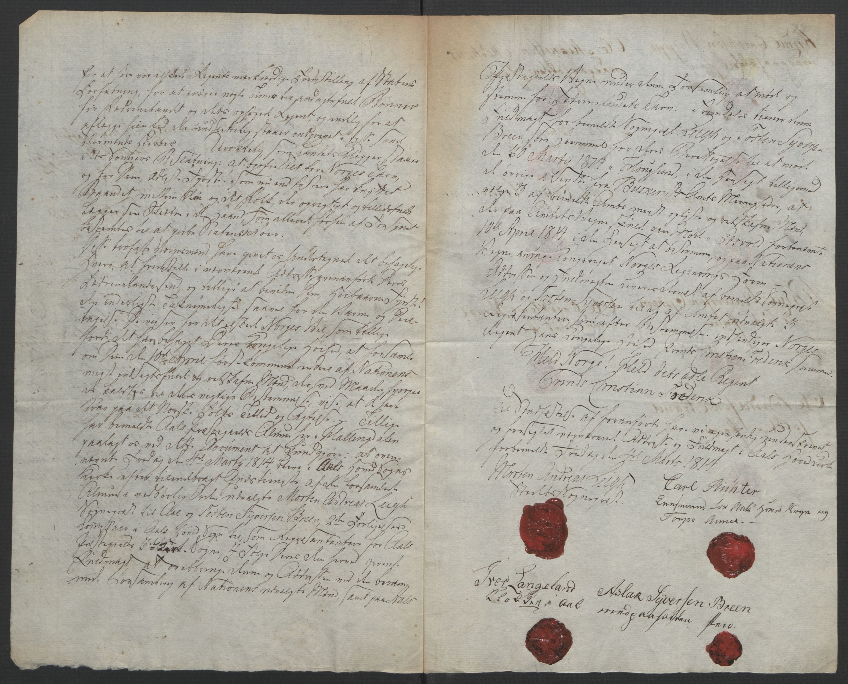 Statsrådssekretariatet, AV/RA-S-1001/D/Db/L0007: Fullmakter for Eidsvollsrepresentantene i 1814. , 1814, s. 306