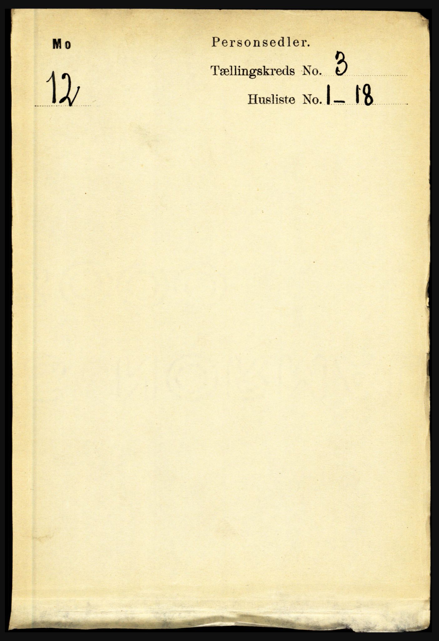 RA, Folketelling 1891 for 1833 Mo herred, 1891, s. 1338