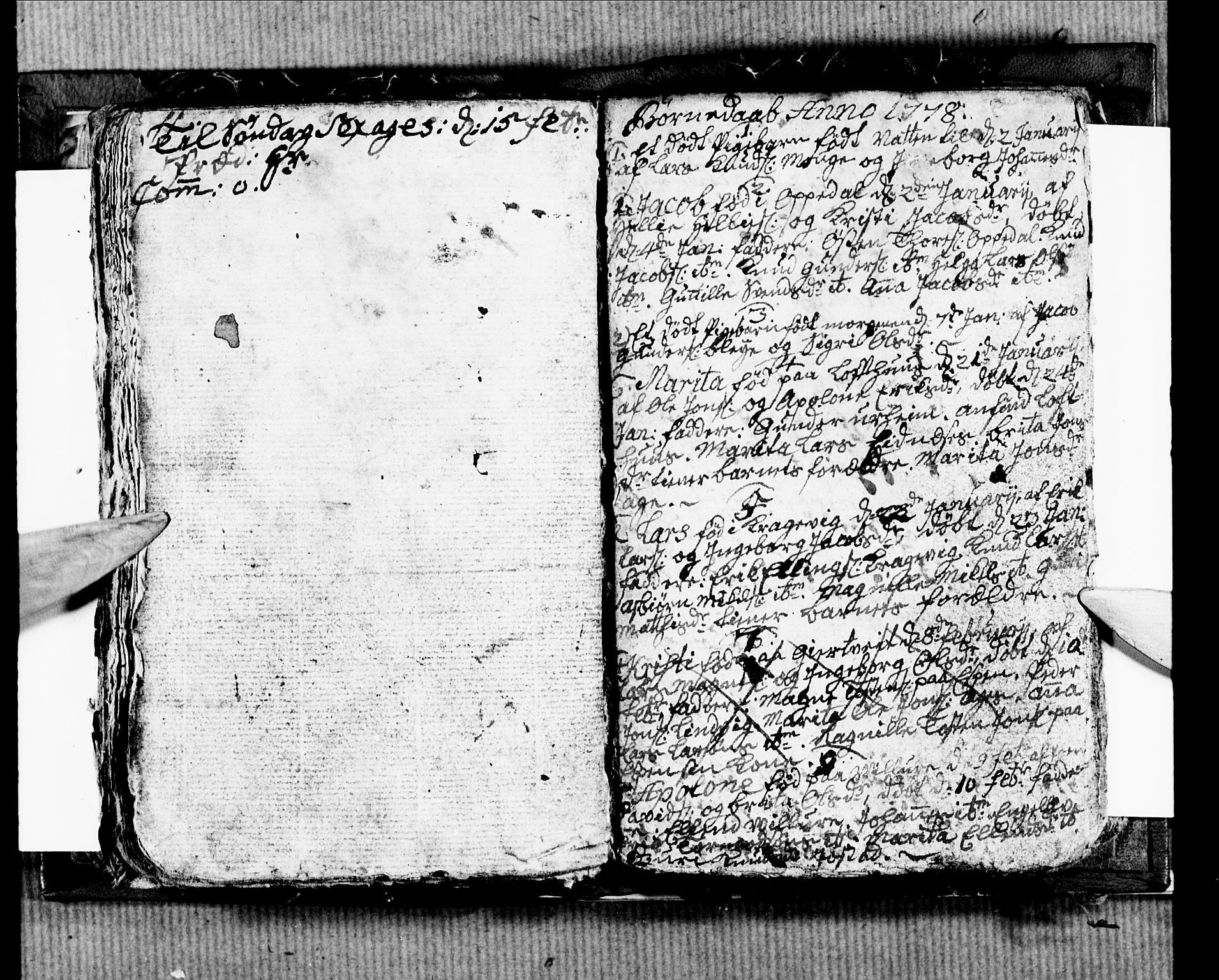 Ullensvang sokneprestembete, AV/SAB-A-78701/H/Hab: Klokkerbok nr. B 5, 1778-1784
