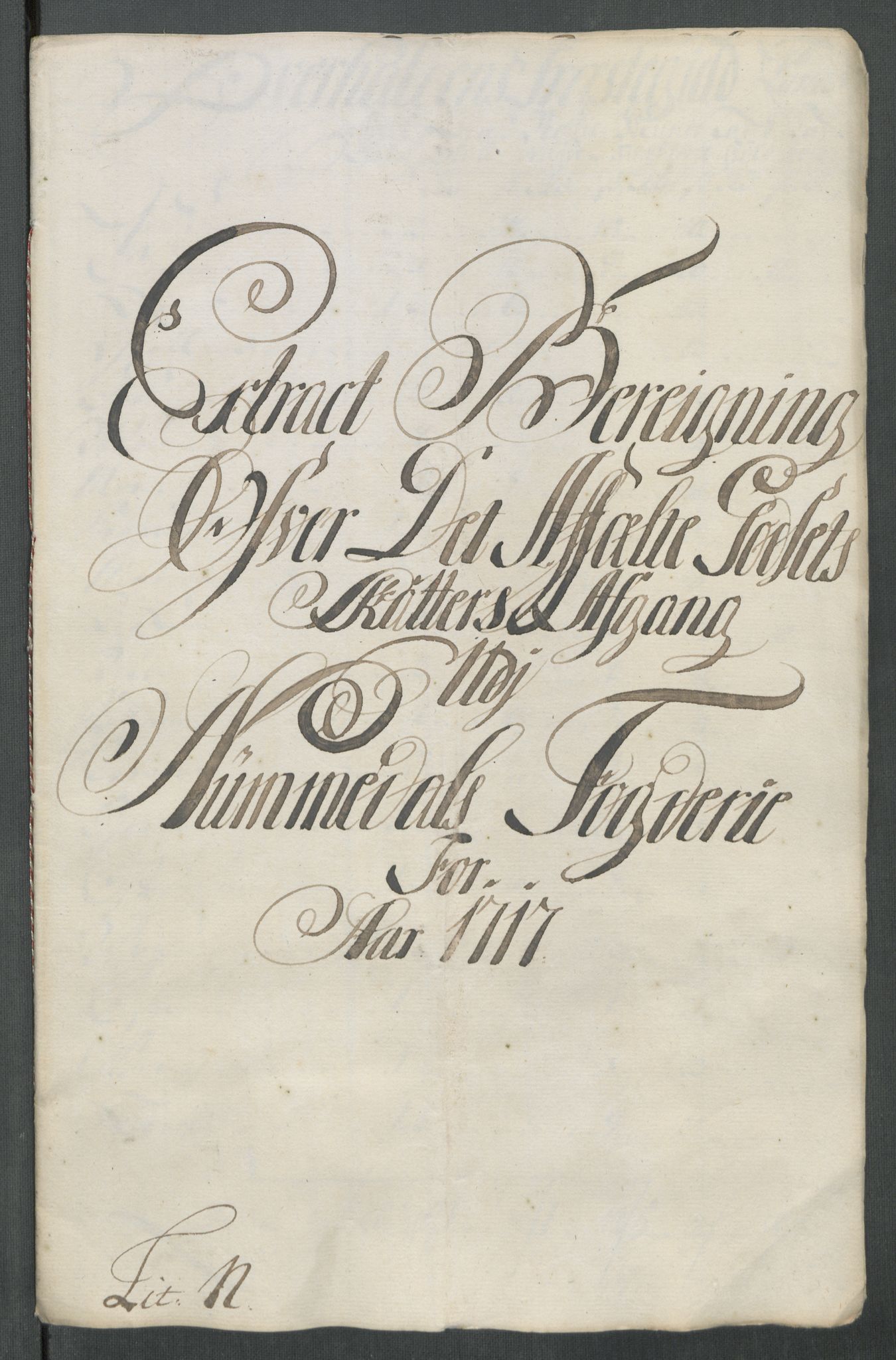 Rentekammeret inntil 1814, Reviderte regnskaper, Fogderegnskap, RA/EA-4092/R64/L4438: Fogderegnskap Namdal, 1717, s. 241