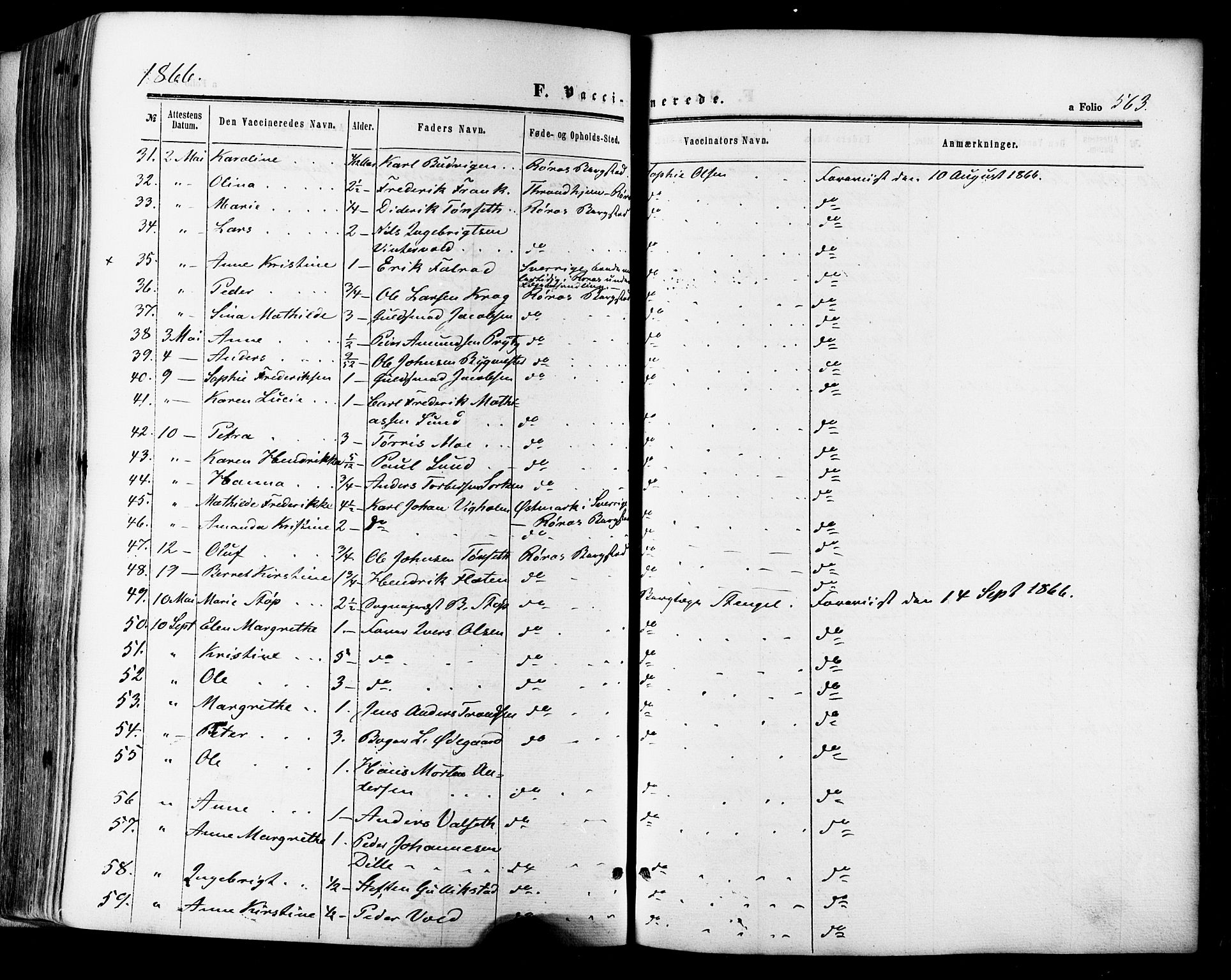 Ministerialprotokoller, klokkerbøker og fødselsregistre - Sør-Trøndelag, SAT/A-1456/681/L0932: Ministerialbok nr. 681A10, 1860-1878, s. 563
