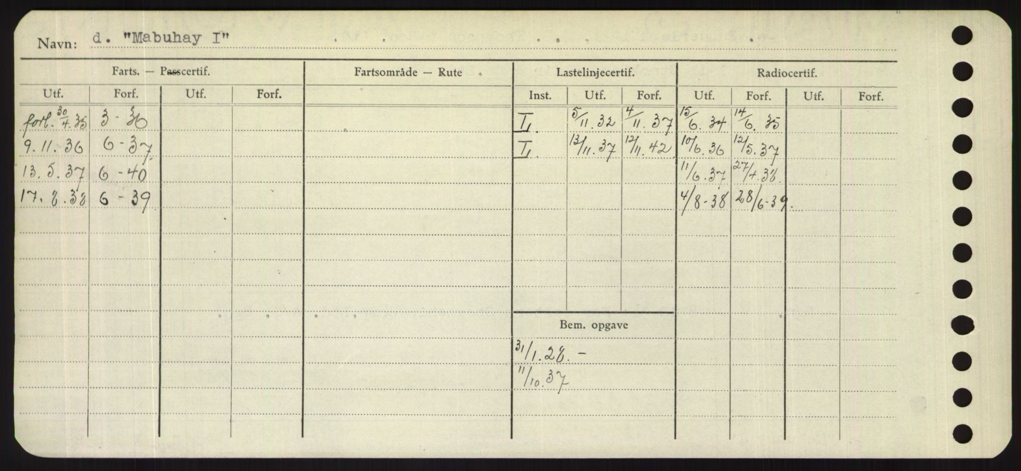 Sjøfartsdirektoratet med forløpere, Skipsmålingen, RA/S-1627/H/Hd/L0024: Fartøy, M-Mim, s. 48