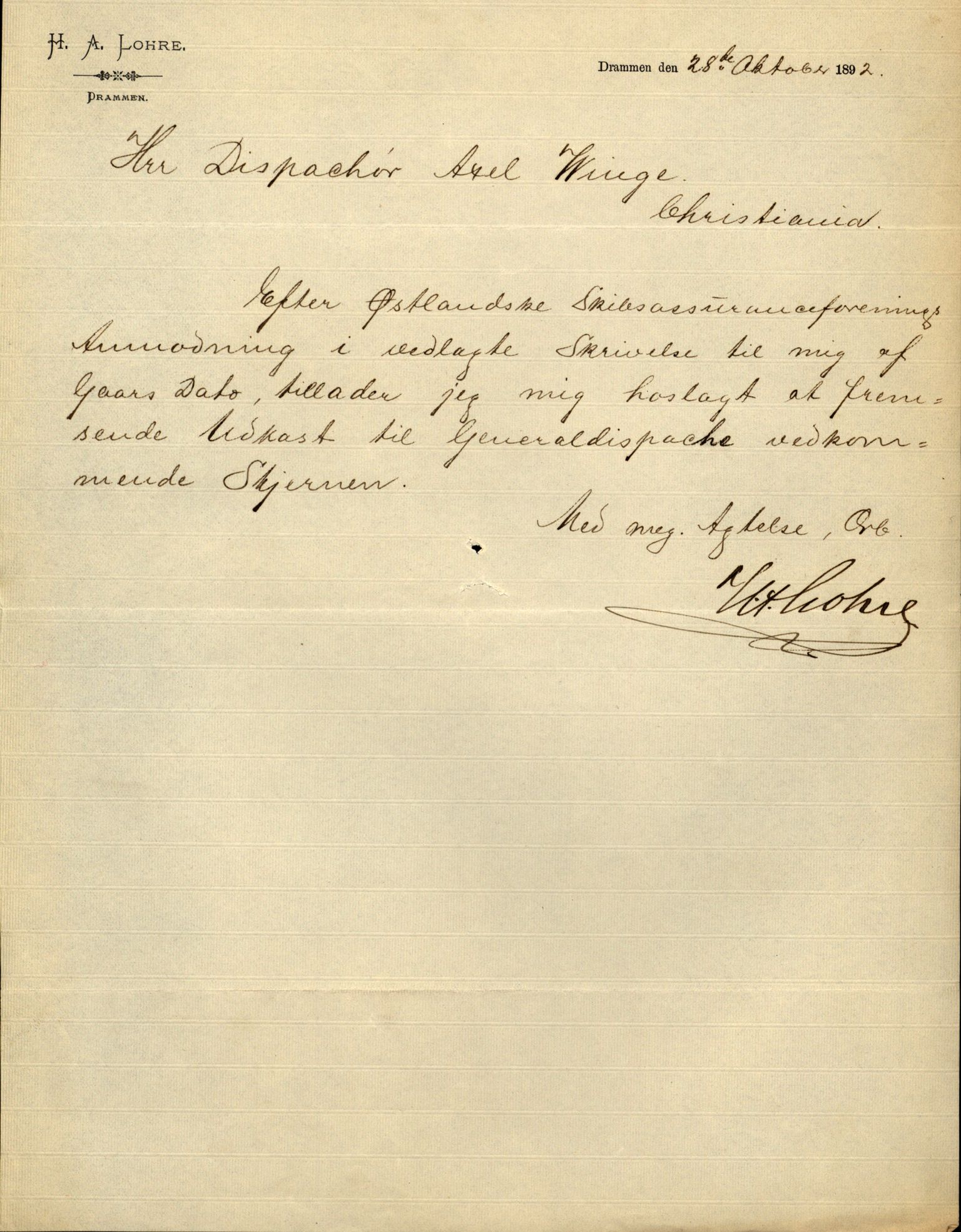 Pa 63 - Østlandske skibsassuranceforening, VEMU/A-1079/G/Ga/L0028/0005: Havaridokumenter / Tjømø, Magnolia, Caroline, Olaf, Stjernen, 1892, s. 194