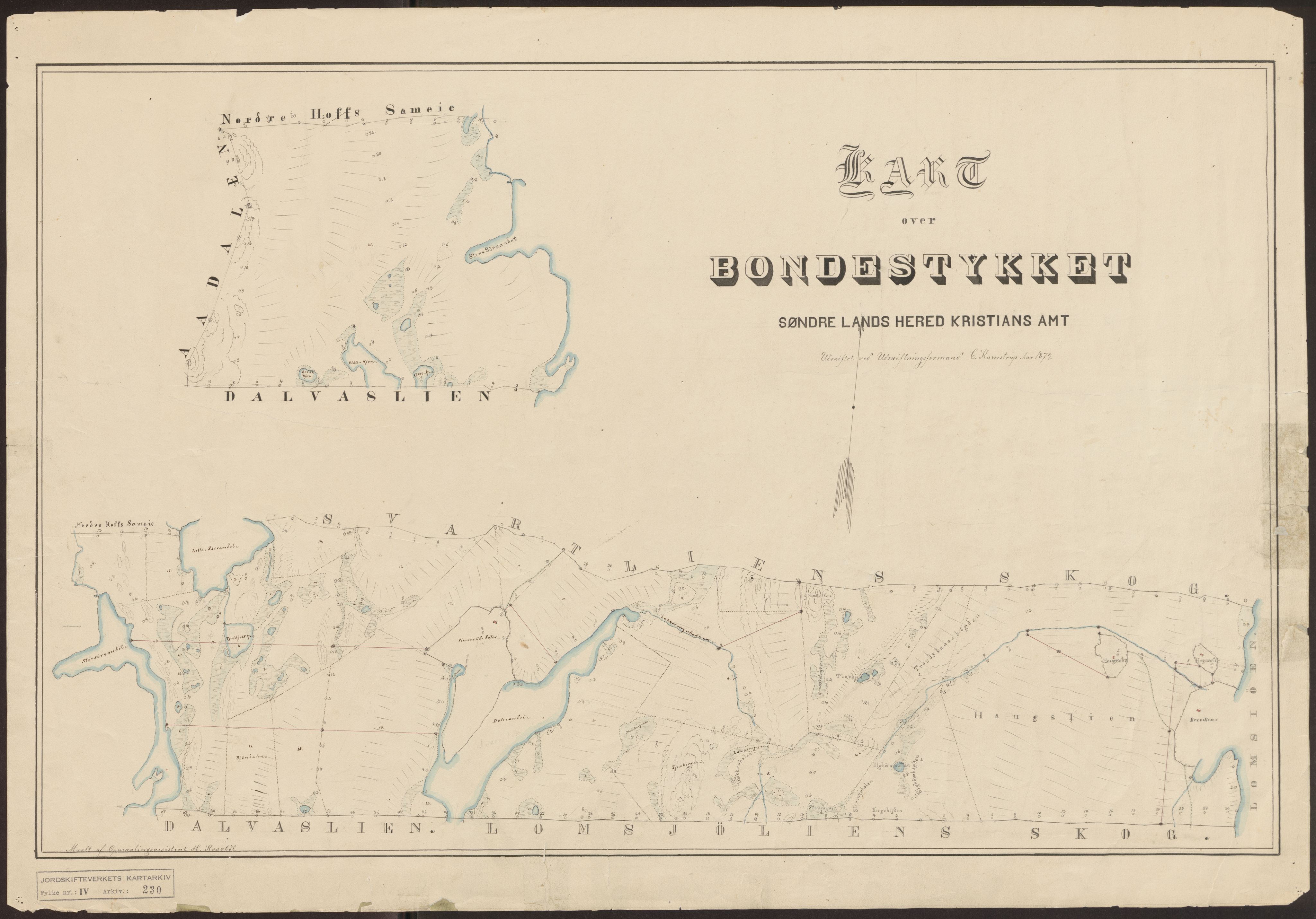 Jordskifteverkets kartarkiv, RA/S-3929/T, 1859-1988, s. 290