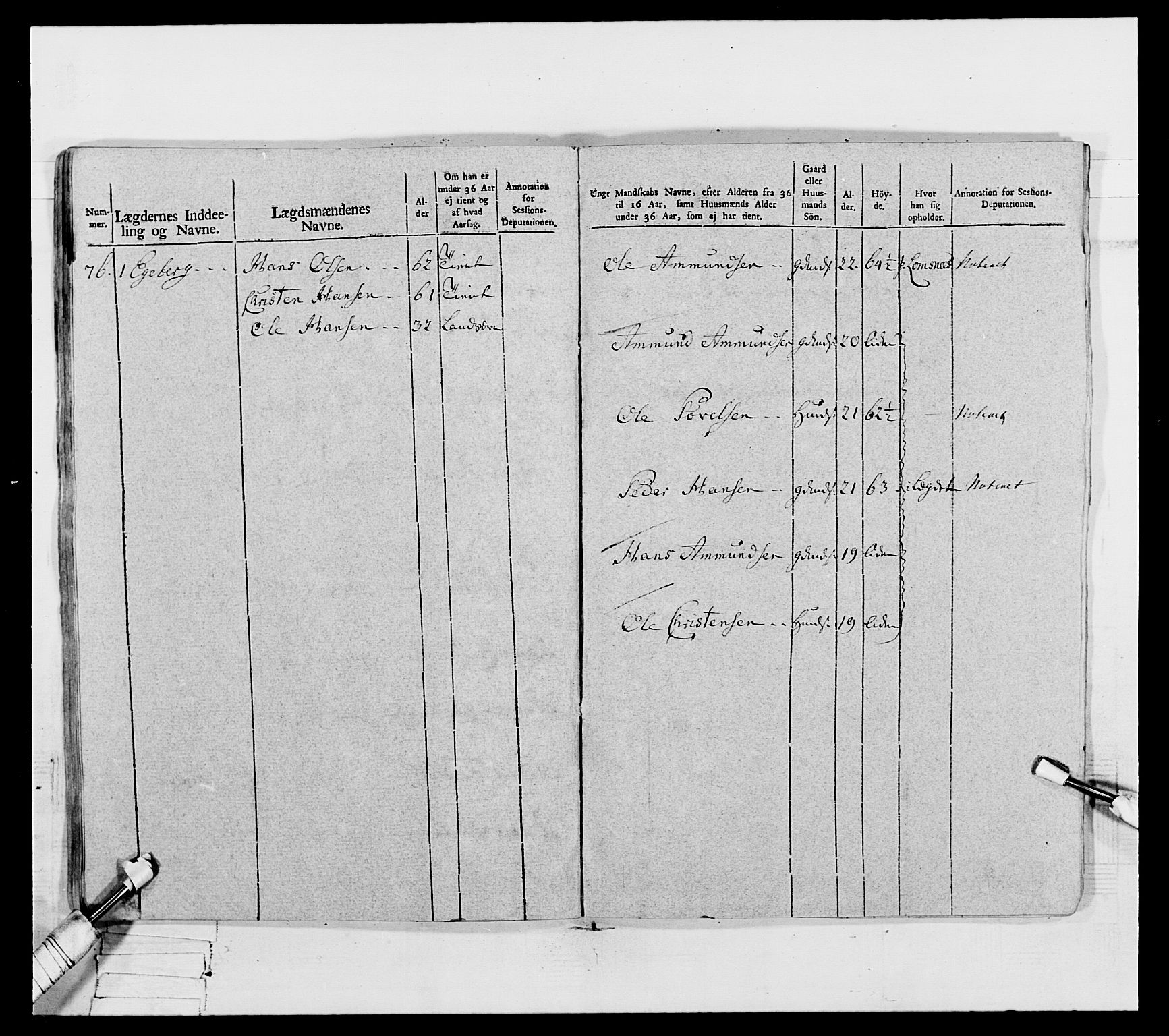 Generalitets- og kommissariatskollegiet, Det kongelige norske kommissariatskollegium, AV/RA-EA-5420/E/Eh/L0067: Opplandske nasjonale infanteriregiment, 1789-1797, s. 431