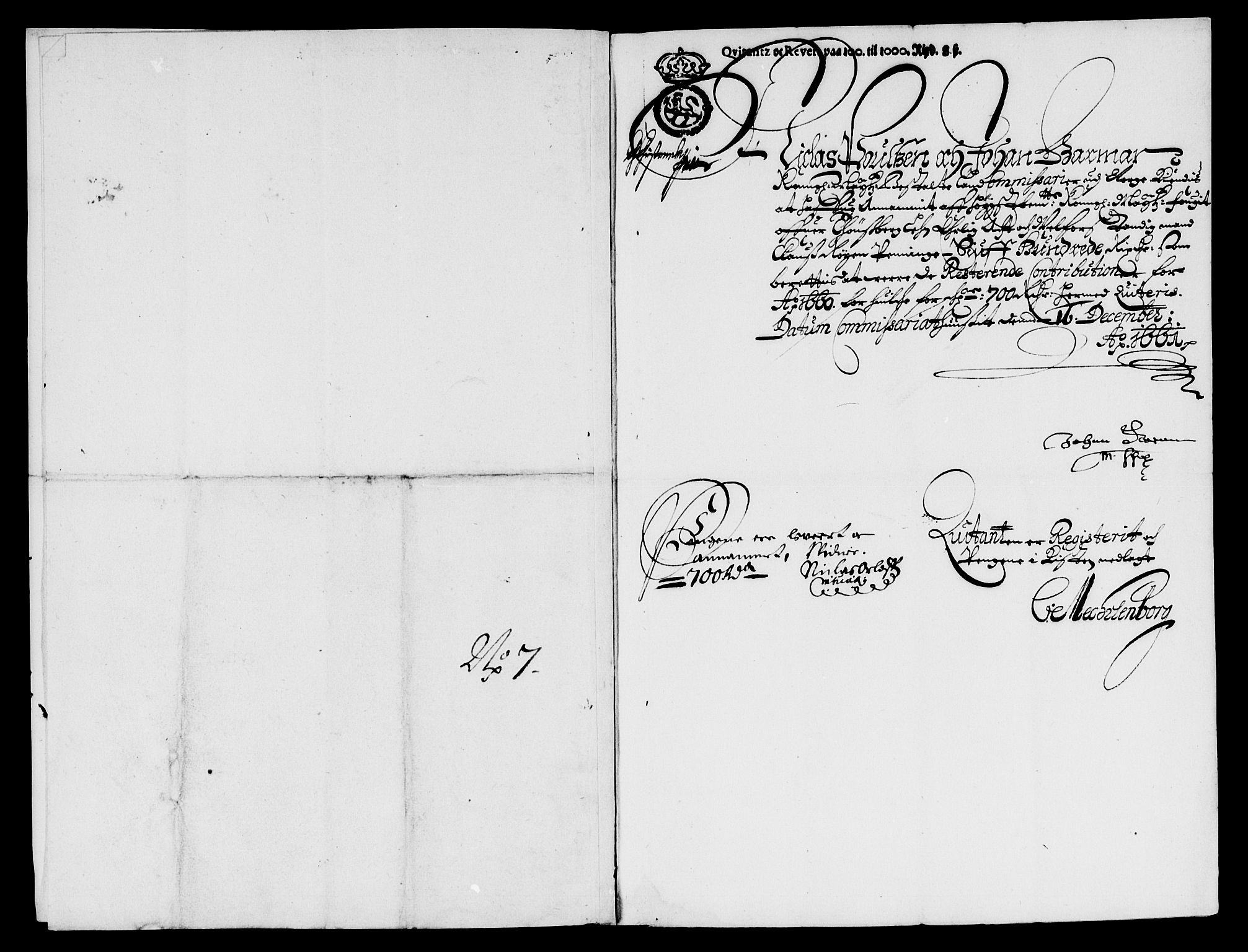 Rentekammeret inntil 1814, Reviderte regnskaper, Lensregnskaper, AV/RA-EA-5023/R/Rb/Rbo/L0035: Tønsberg len, 1658-1661