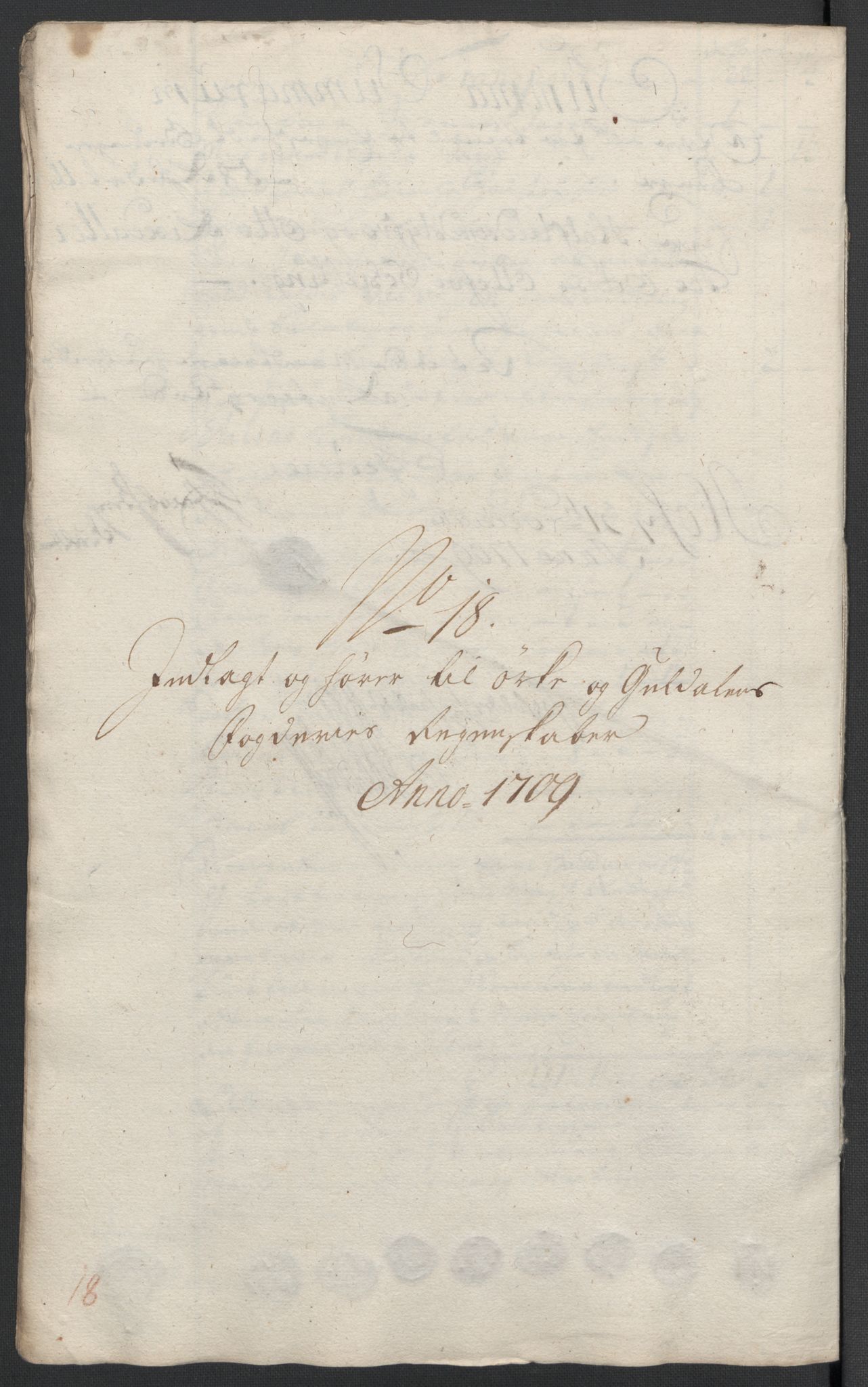 Rentekammeret inntil 1814, Reviderte regnskaper, Fogderegnskap, AV/RA-EA-4092/R60/L3959: Fogderegnskap Orkdal og Gauldal, 1709, s. 292