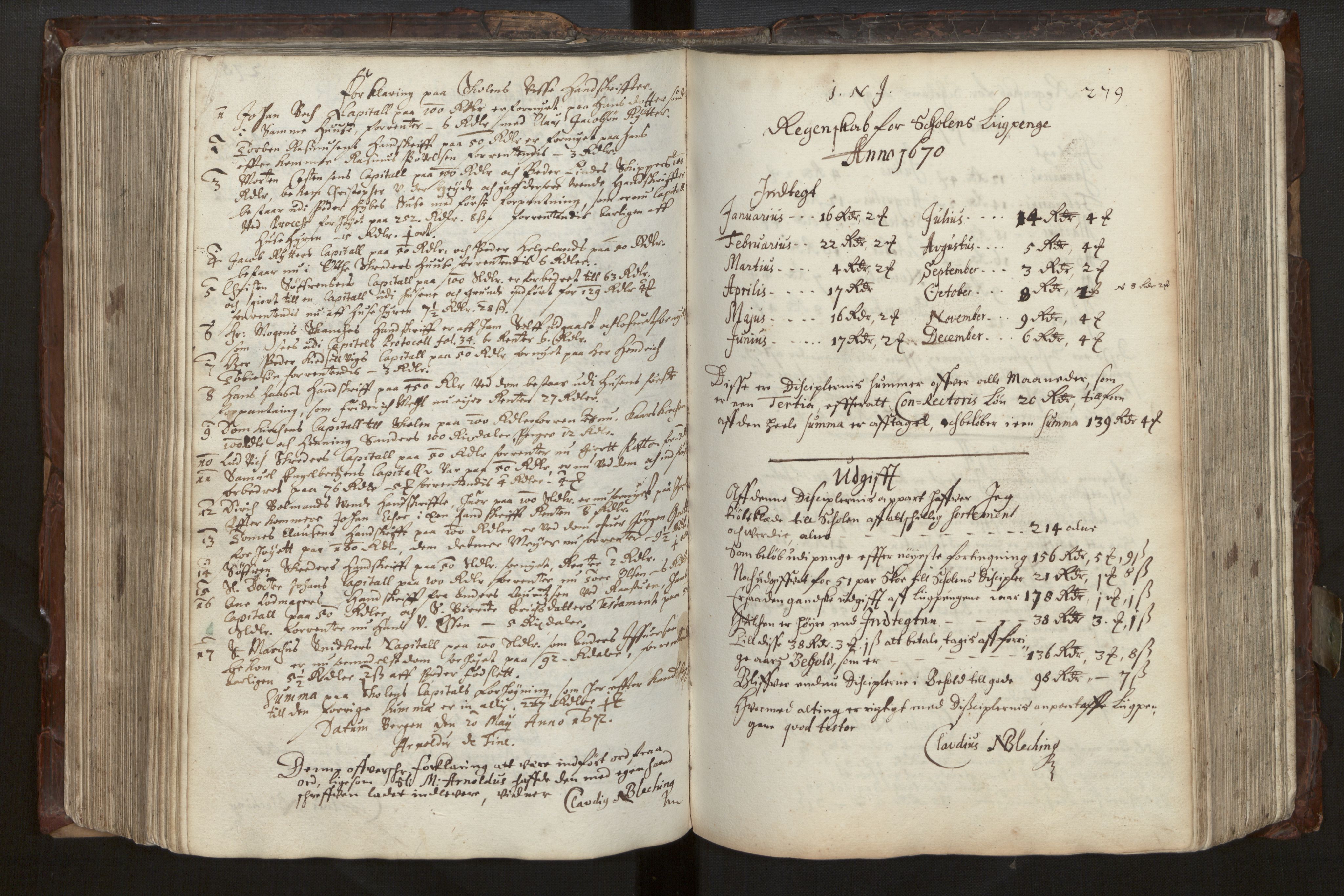 Bjørgvin biskop, AV/SAB-A-5601/Ga/L0014: Jordebøker for geistleg gods og andre rekneskapsprotokollar, 1609-1737, s. 278b-279a