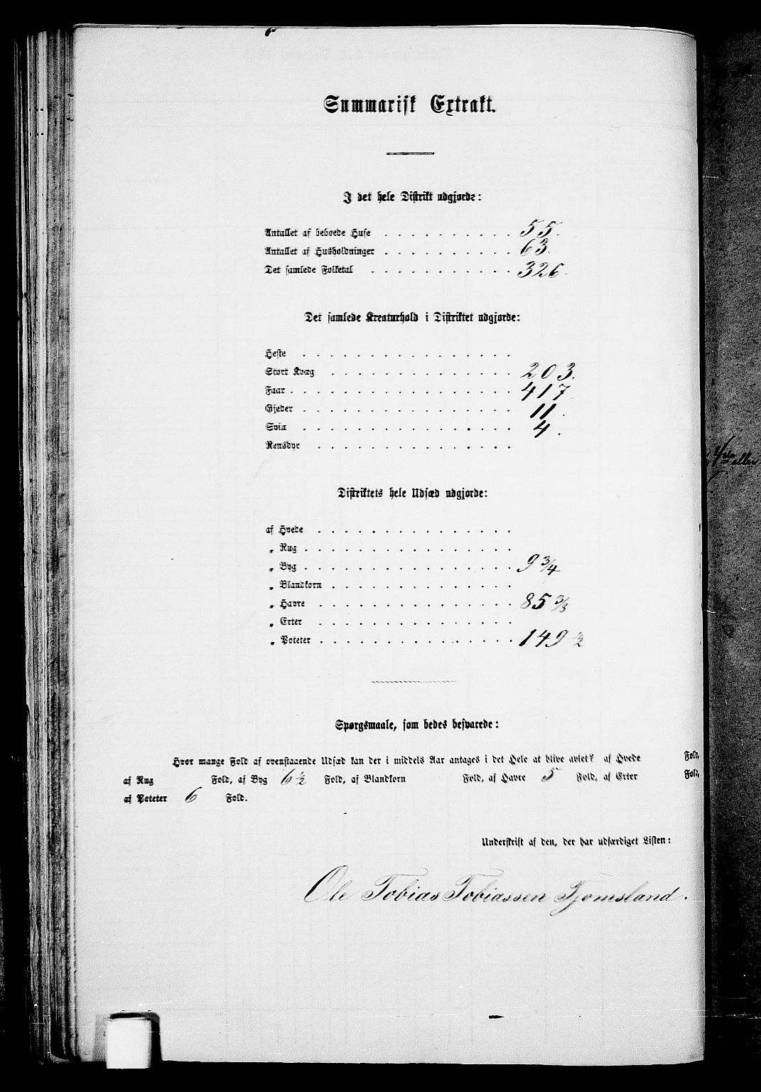 RA, Folketelling 1865 for 1042L Flekkefjord prestegjeld, Nes sokn og Hidra sokn, 1865, s. 65