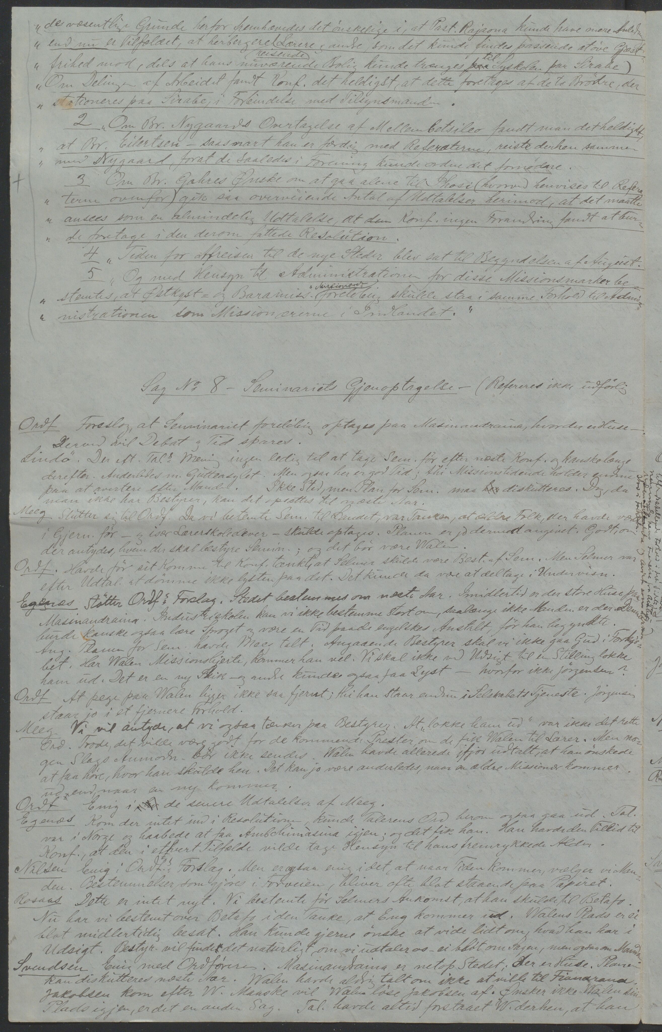 Det Norske Misjonsselskap - hovedadministrasjonen, VID/MA-A-1045/D/Da/Daa/L0037/0006: Konferansereferat og årsberetninger / Konferansereferat fra Madagaskar Innland., 1888