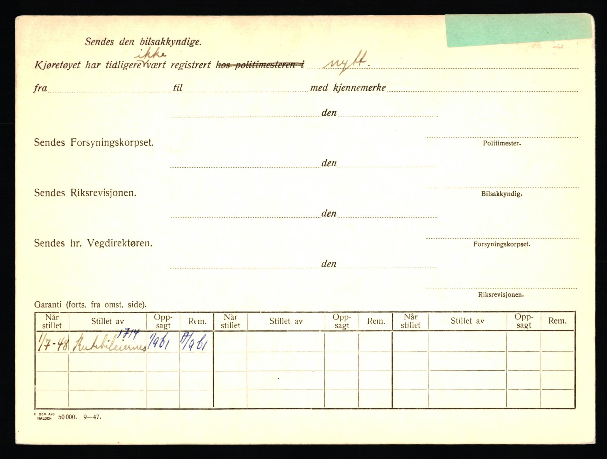 Stavanger trafikkstasjon, AV/SAST-A-101942/0/F/L0028: L-15150 - L-15699, 1930-1971, s. 1438