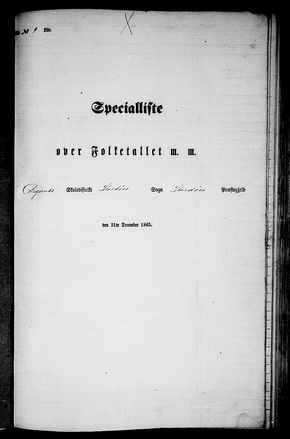 RA, Folketelling 1865 for 1221P Stord prestegjeld, 1865, s. 89