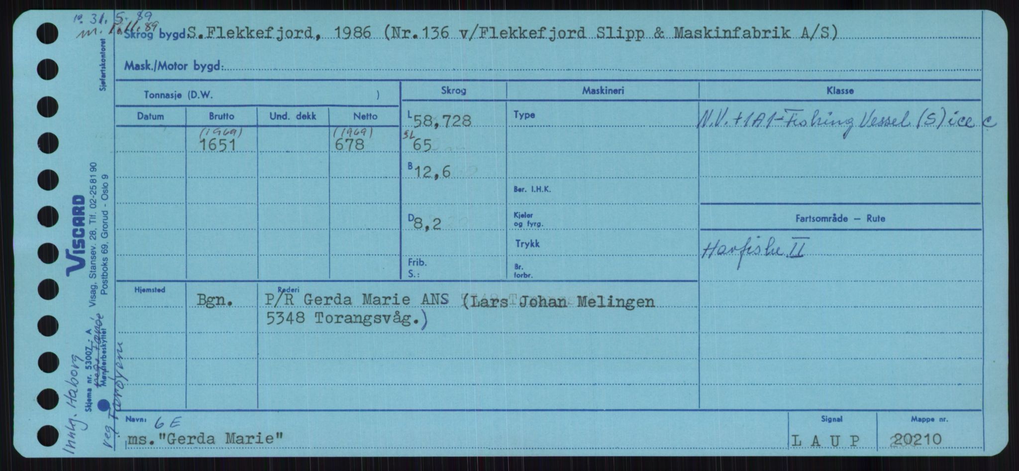Sjøfartsdirektoratet med forløpere, Skipsmålingen, AV/RA-S-1627/H/Ha/L0002/0002: Fartøy, Eik-Hill / Fartøy, G-Hill, s. 107