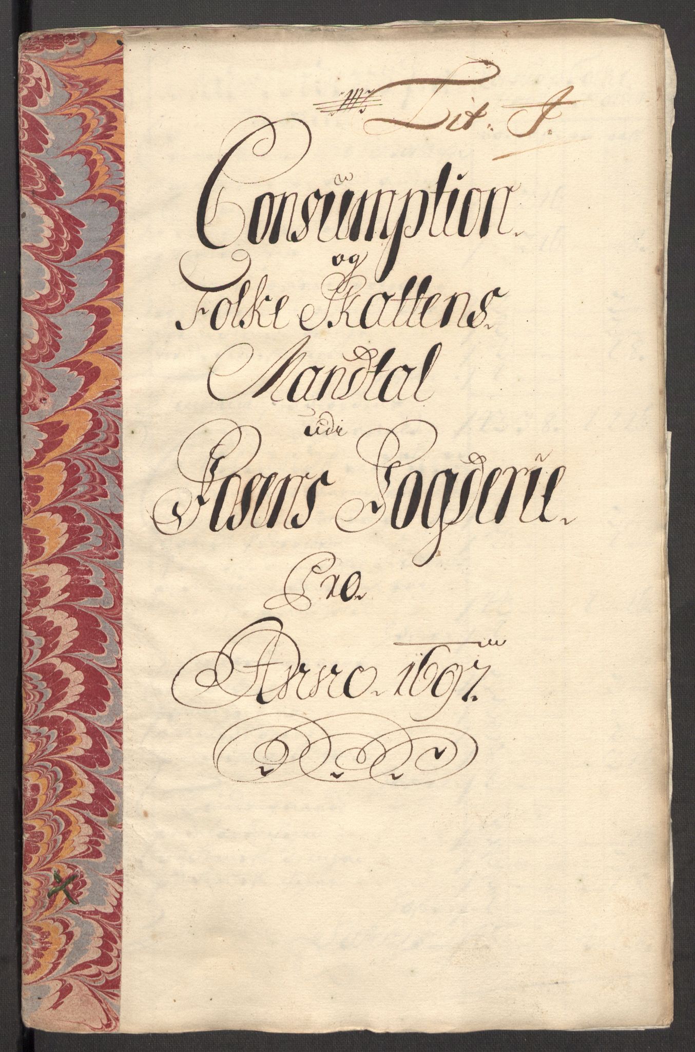 Rentekammeret inntil 1814, Reviderte regnskaper, Fogderegnskap, RA/EA-4092/R57/L3852: Fogderegnskap Fosen, 1697, s. 139