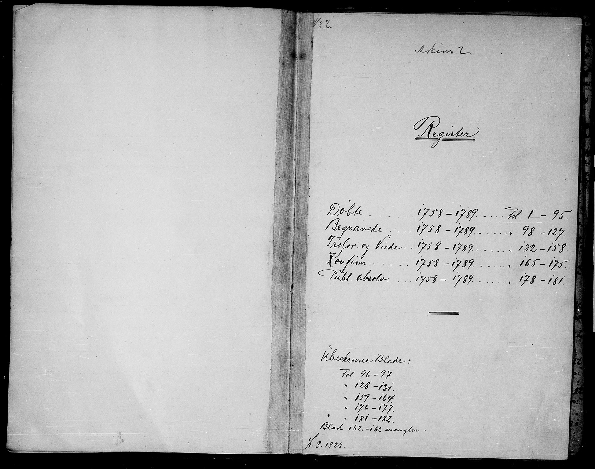 Askim prestekontor Kirkebøker, SAO/A-10900/F/Fa/L0002: Ministerialbok nr. 2, 1758-1789