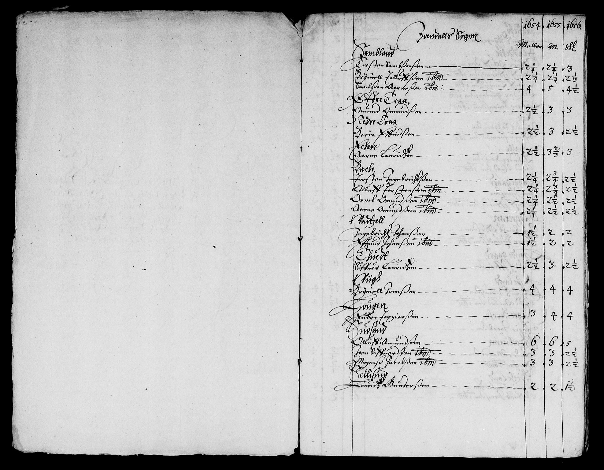 Rentekammeret inntil 1814, Reviderte regnskaper, Lensregnskaper, AV/RA-EA-5023/R/Rb/Rbu/L0006: Hardanger og Halsnøy kloster len, 1636-1658