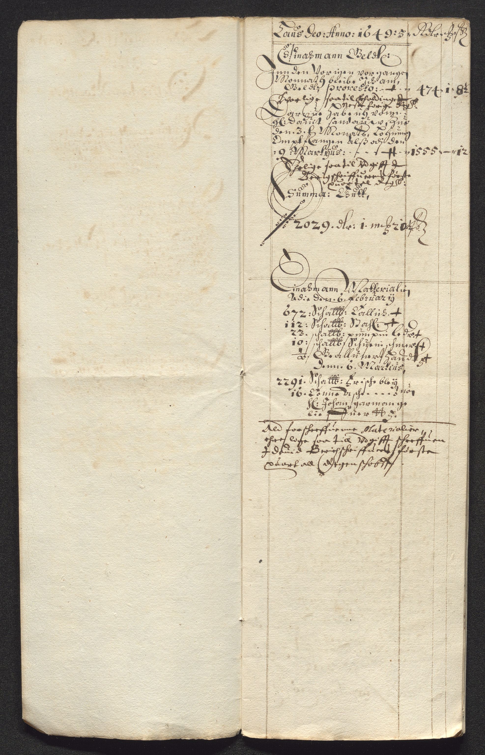 Kongsberg Sølvverk 1623-1816, SAKO/EA-3135/001/D/Dc/Dcd/L0023: Utgiftsregnskap for gruver m.m., 1649, s. 441