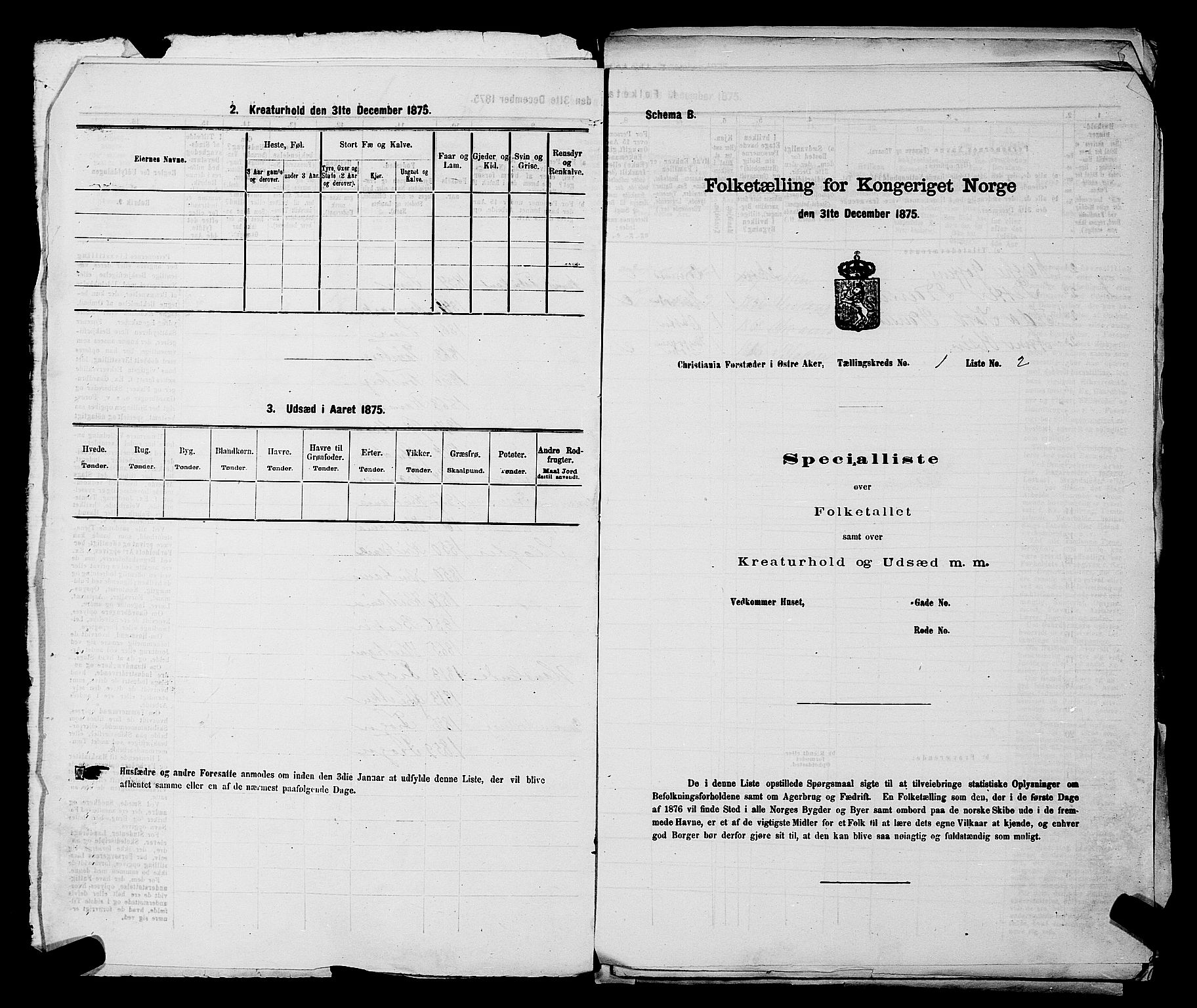 RA, Folketelling 1875 for 0218bP Østre Aker prestegjeld, 1875, s. 169