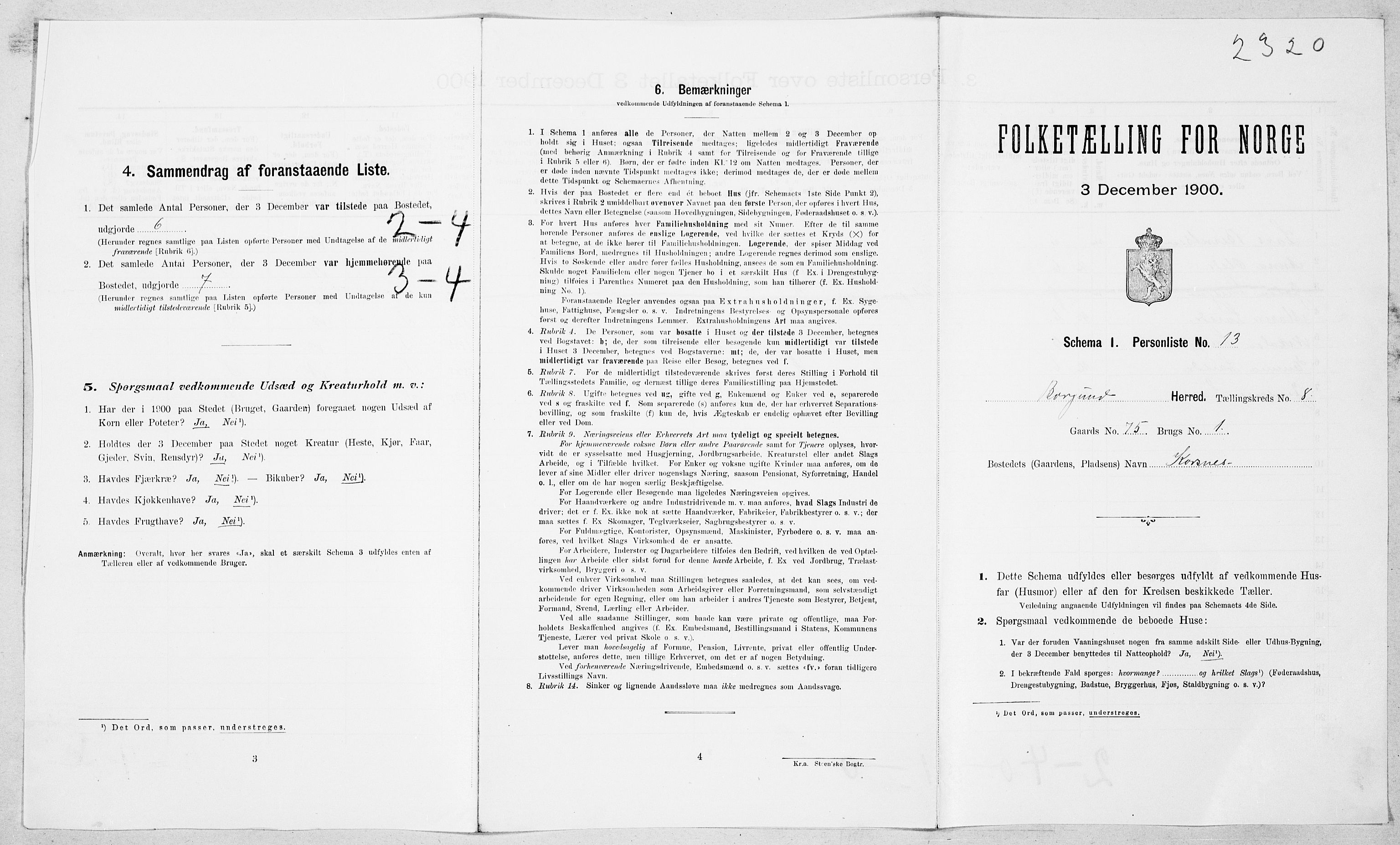 SAT, Folketelling 1900 for 1531 Borgund herred, 1900, s. 835