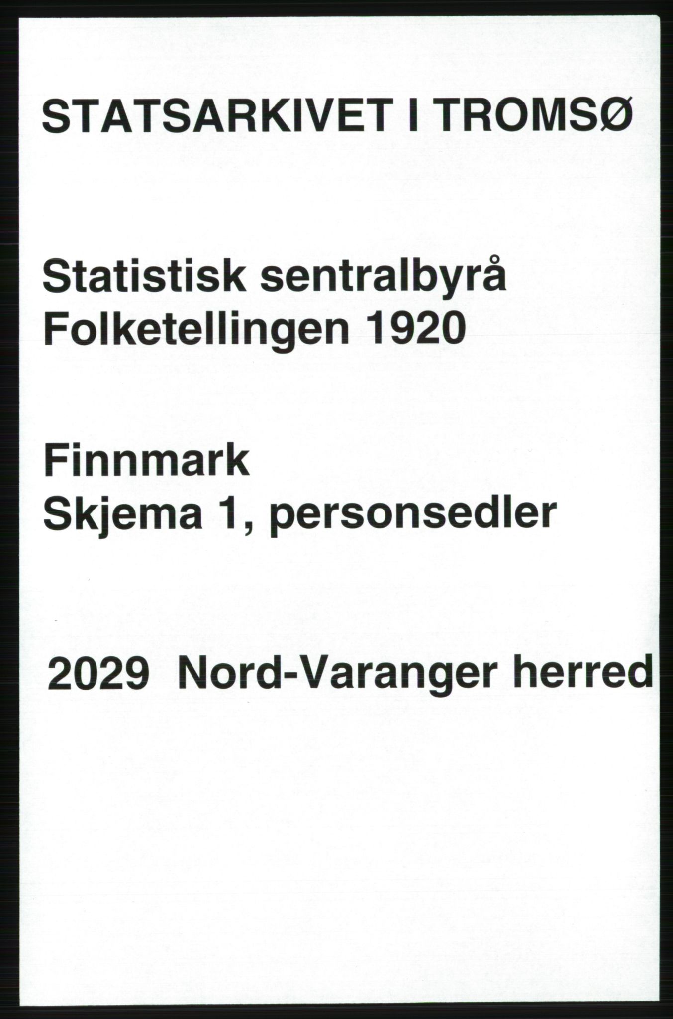 SATØ, Folketelling 1920 for 2029 Nord-Varanger herred, 1920, s. 583