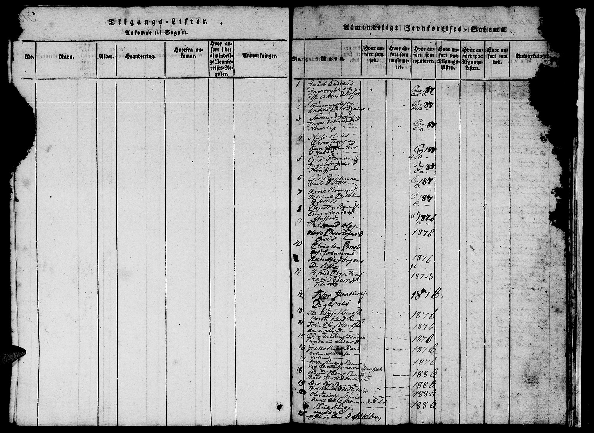 Ministerialprotokoller, klokkerbøker og fødselsregistre - Møre og Romsdal, SAT/A-1454/524/L0360: Klokkerbok nr. 524C01, 1816-1830, s. 313