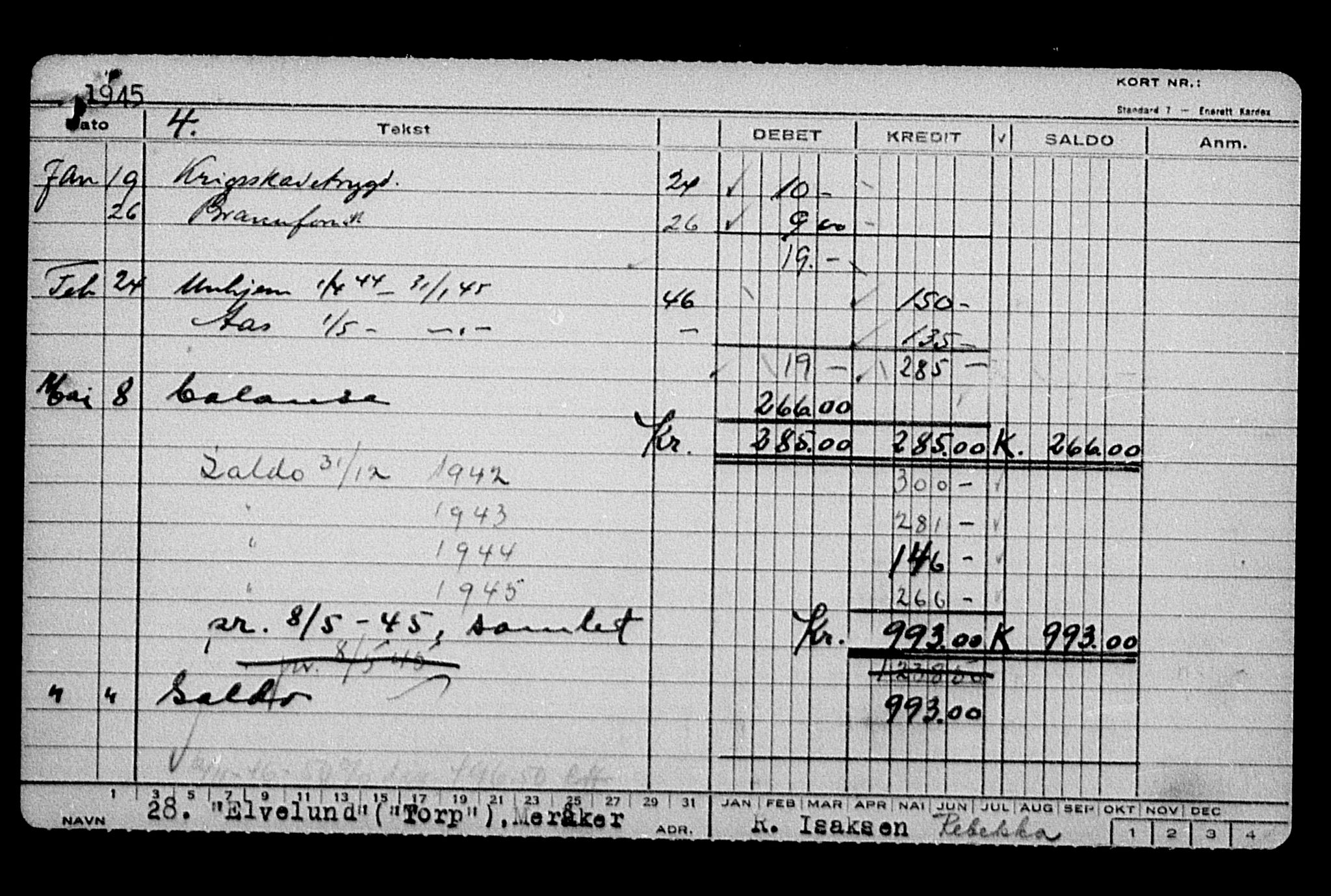 Justisdepartementet, Tilbakeføringskontoret for inndratte formuer, AV/RA-S-1564/H/Hc/Hca/L0898: --, 1945-1947, s. 276