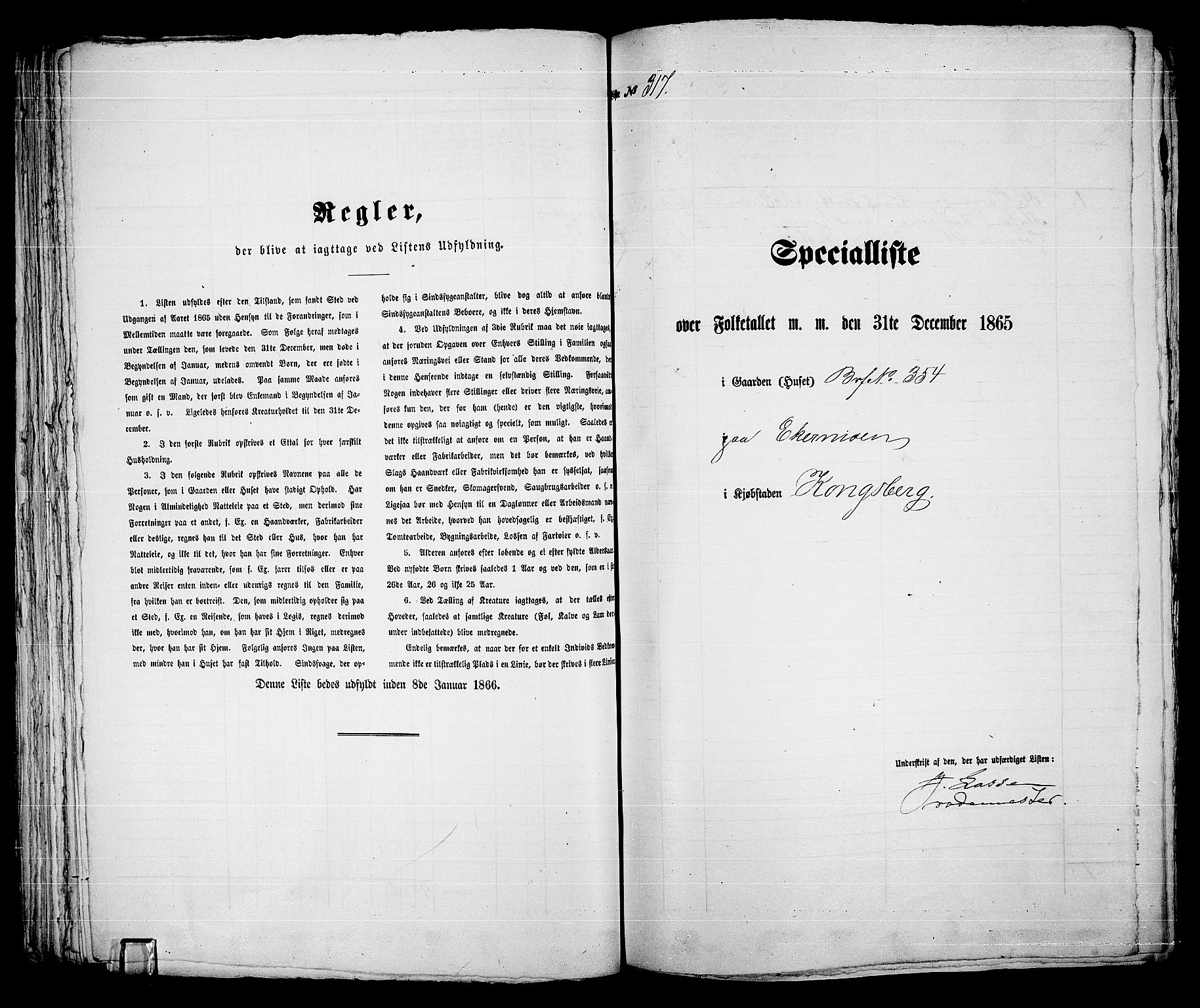 RA, Folketelling 1865 for 0604B Kongsberg prestegjeld, Kongsberg kjøpstad, 1865, s. 653