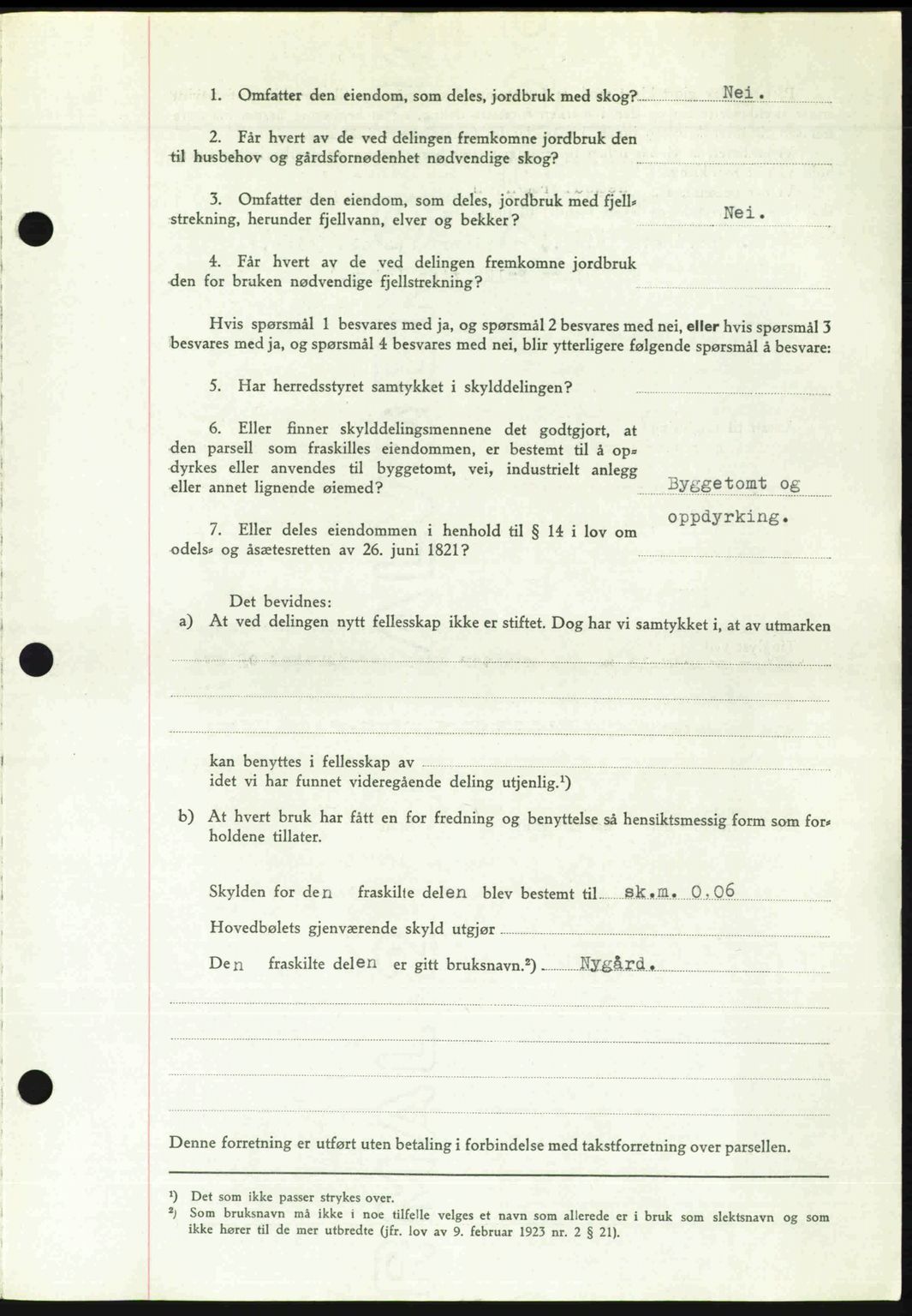 Romsdal sorenskriveri, AV/SAT-A-4149/1/2/2C: Pantebok nr. A30, 1949-1949, Dagboknr: 1930/1949